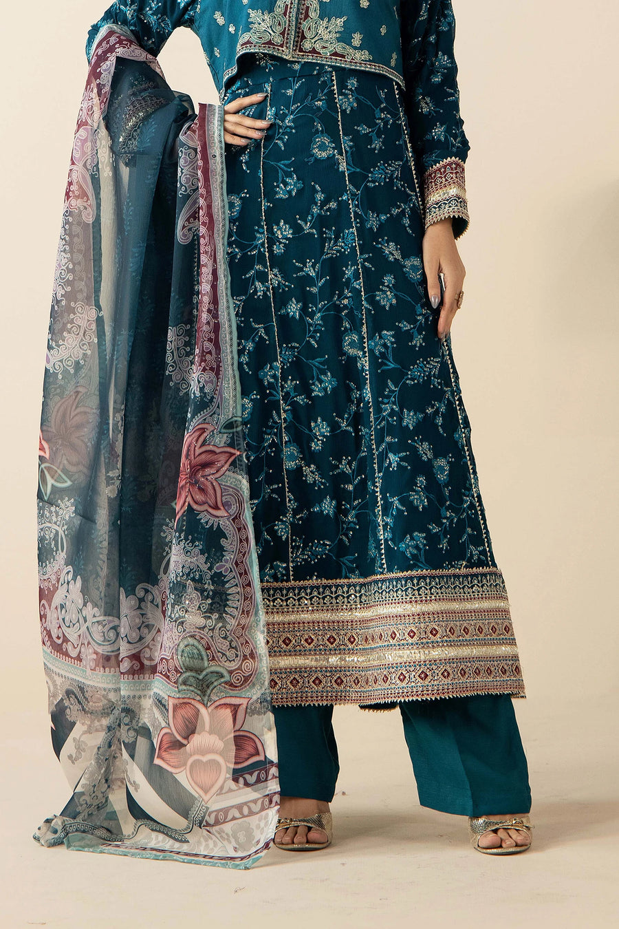 Adans Libas | The Last Affair | FROCK 1598 - Official Adans Libas stockist in UK - Sakeena London