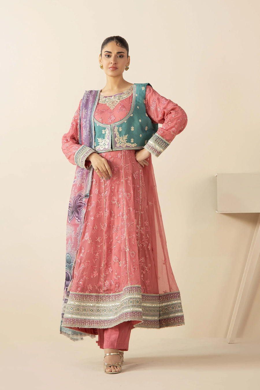 Adans Libas | The Last Affair | FROCK 1599 - Official Adans Libas stockist in UK - Sakeena London