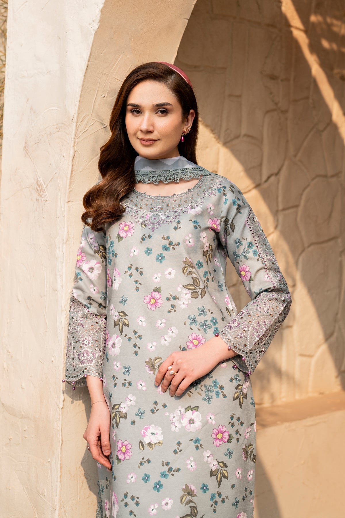 Alizeh | Levana Lawn | Cinder - Official Alizeh stockist in UK - Sakeena London