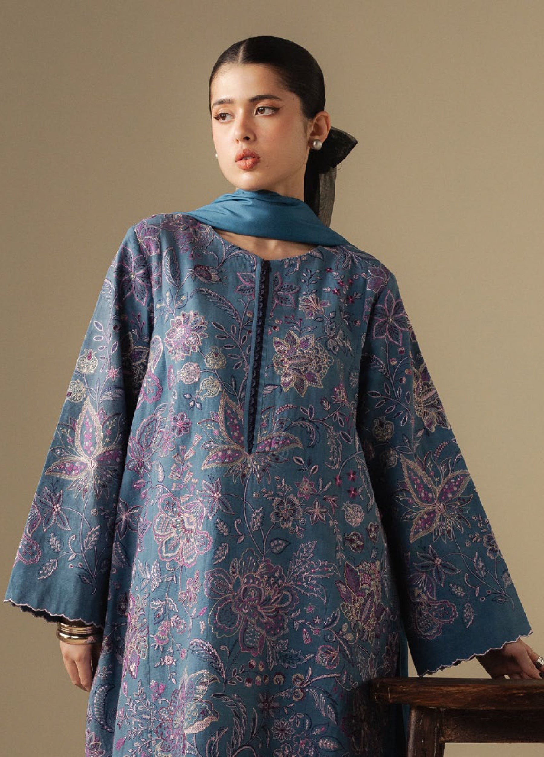 Zara Shahjahan | Coco Winter 25 | Mist-2B - Official Zara Shahjahan stockist in UK - Sakeena London