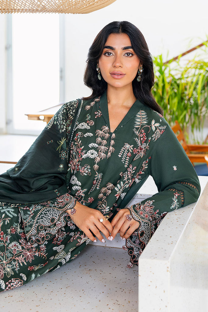 Cross Stitch | Cotton Satin 25 | GREEN ORNATE - Official Cross Stitch stockist in UK - Sakeena London