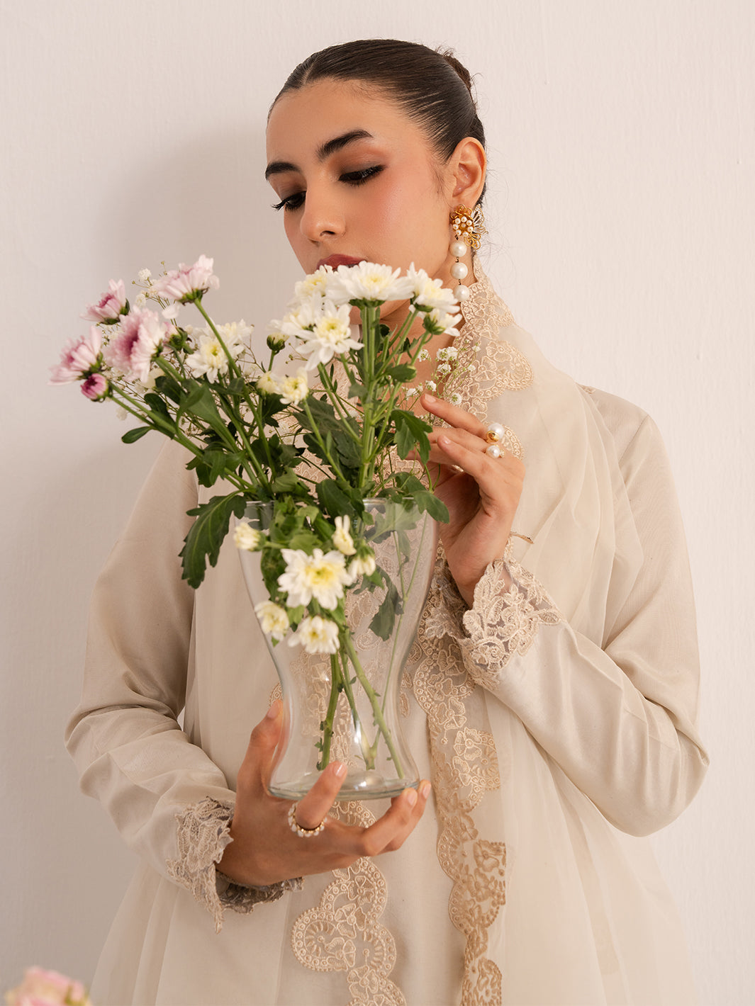 Izel | The Silk Chapter | Creme - Official Izel stockist in UK - Sakeena London