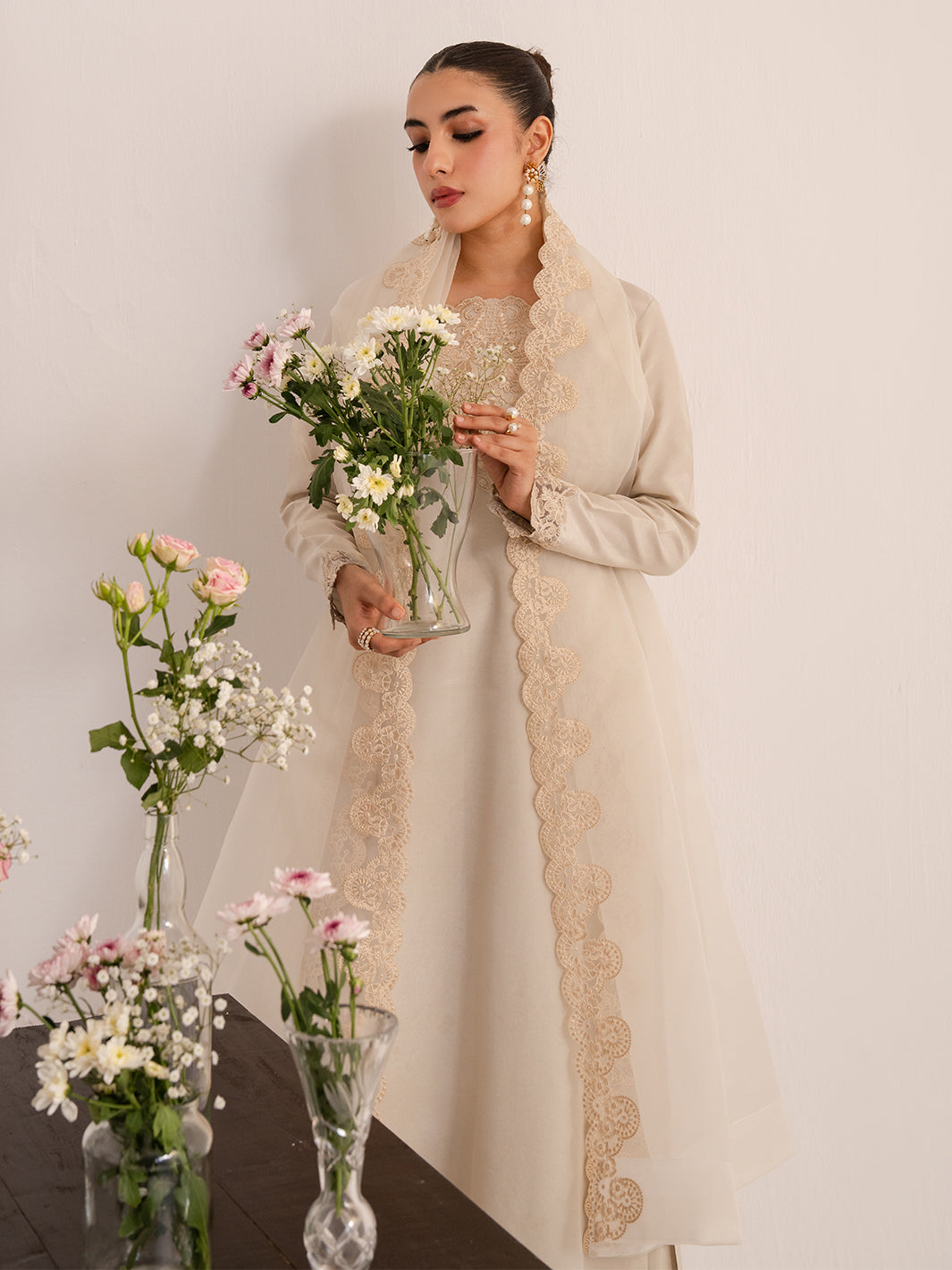 Izel | The Silk Chapter | Creme - Official Izel stockist in UK - Sakeena London