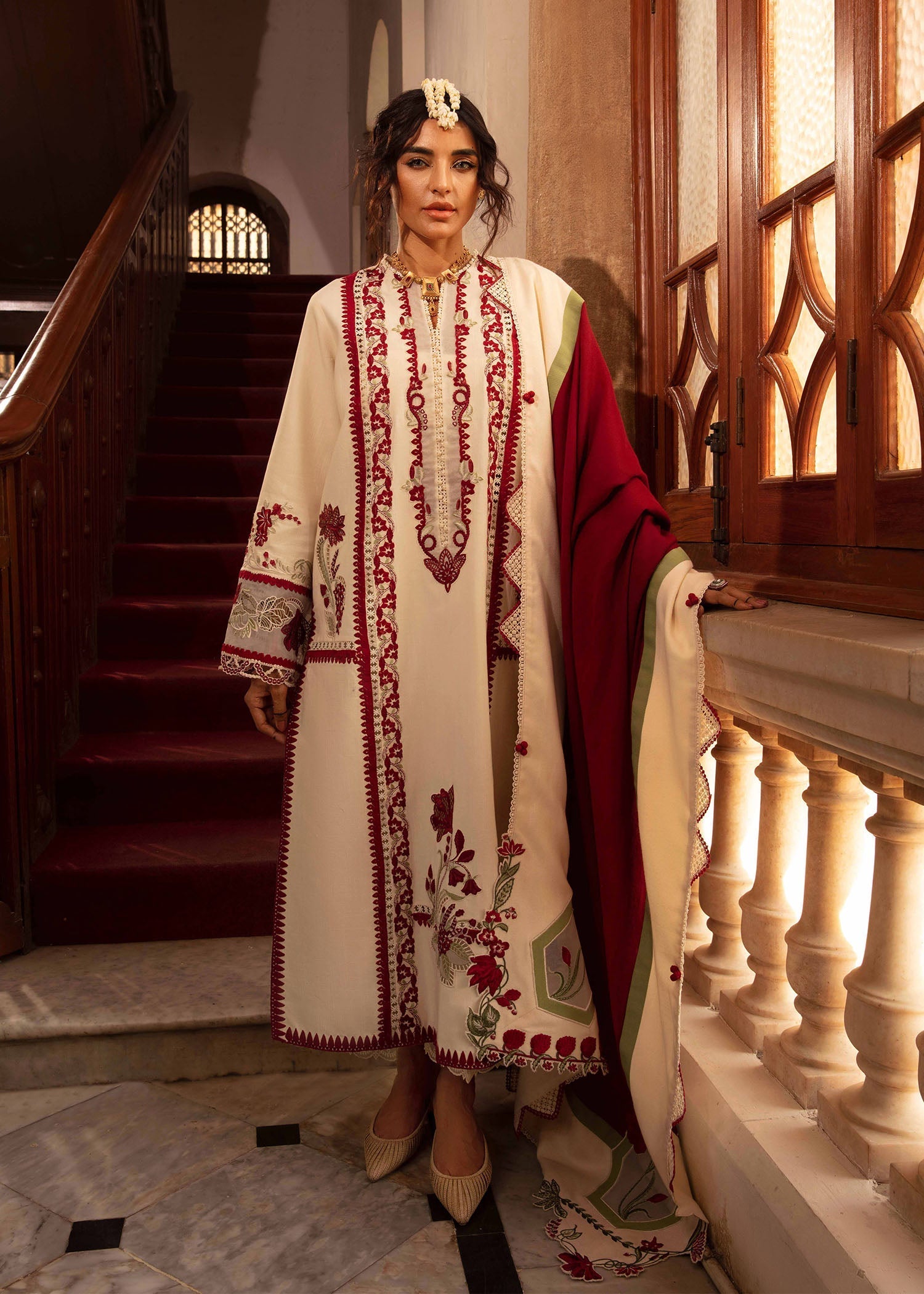 Crimson | Aaleen Winter 24 | Musafir - Official Crimson stockist in UK - Sakeena London