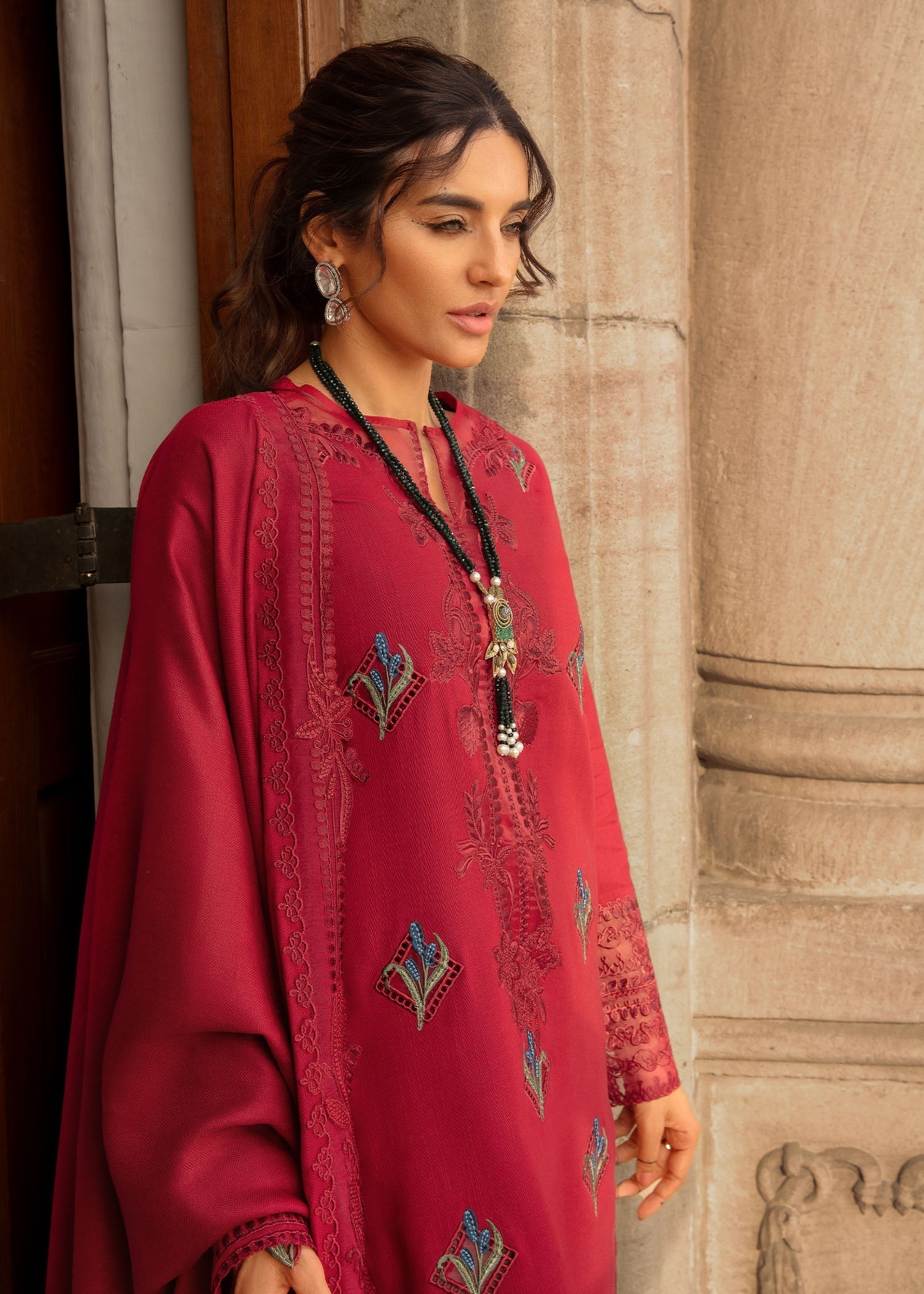 Crimson | Aaleen Winter 24 | Jurao ka Kaam - Official Crimson stockist in UK - Sakeena London