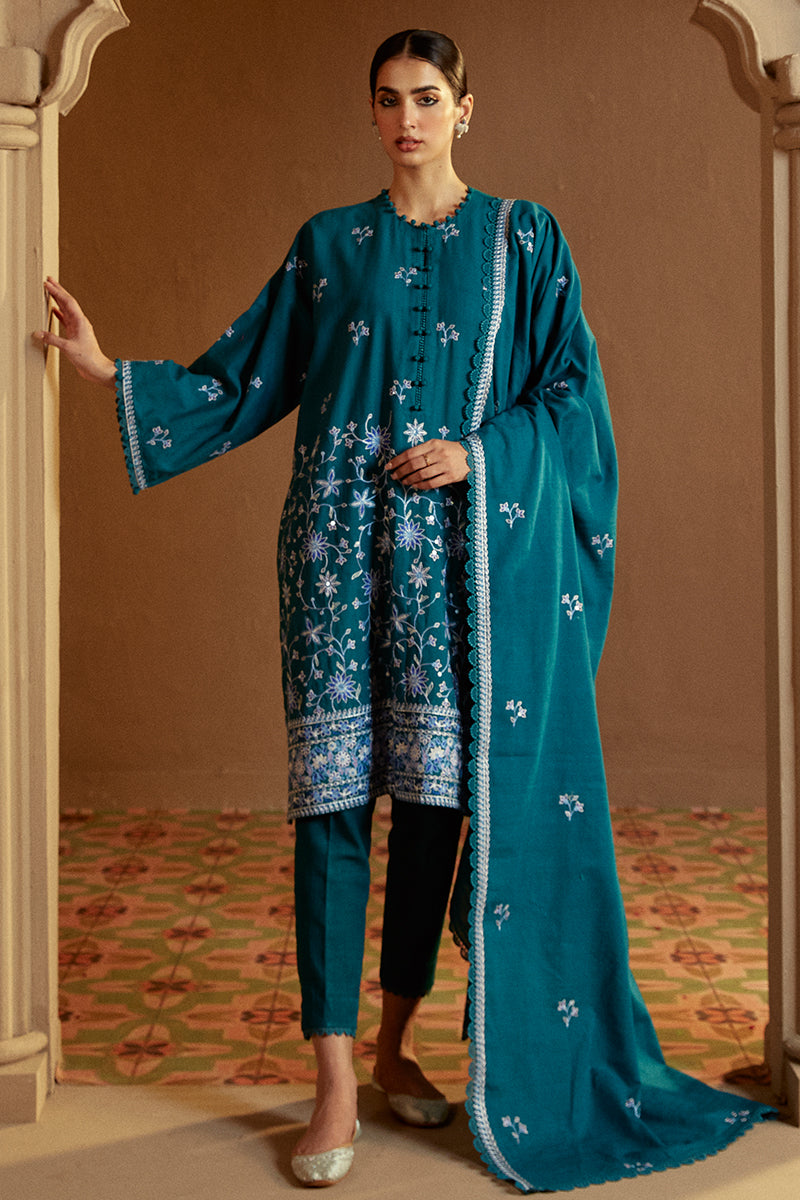 Cross Stitch | Winter Collection 24 | TURQUOISE MEADOW - Official Cross Stitch stockist in UK - Sakeena London