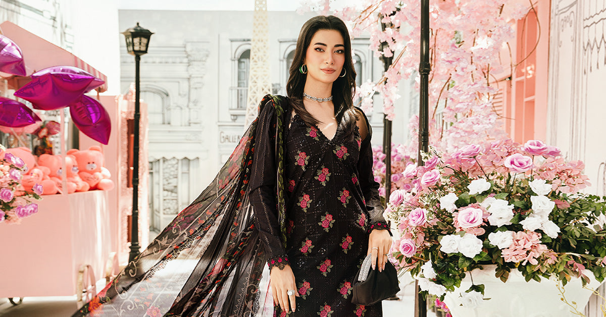 Maria B | M Prints Summer 25 | MPT-2601-B - Official Maria B stockist in UK - Sakeena London