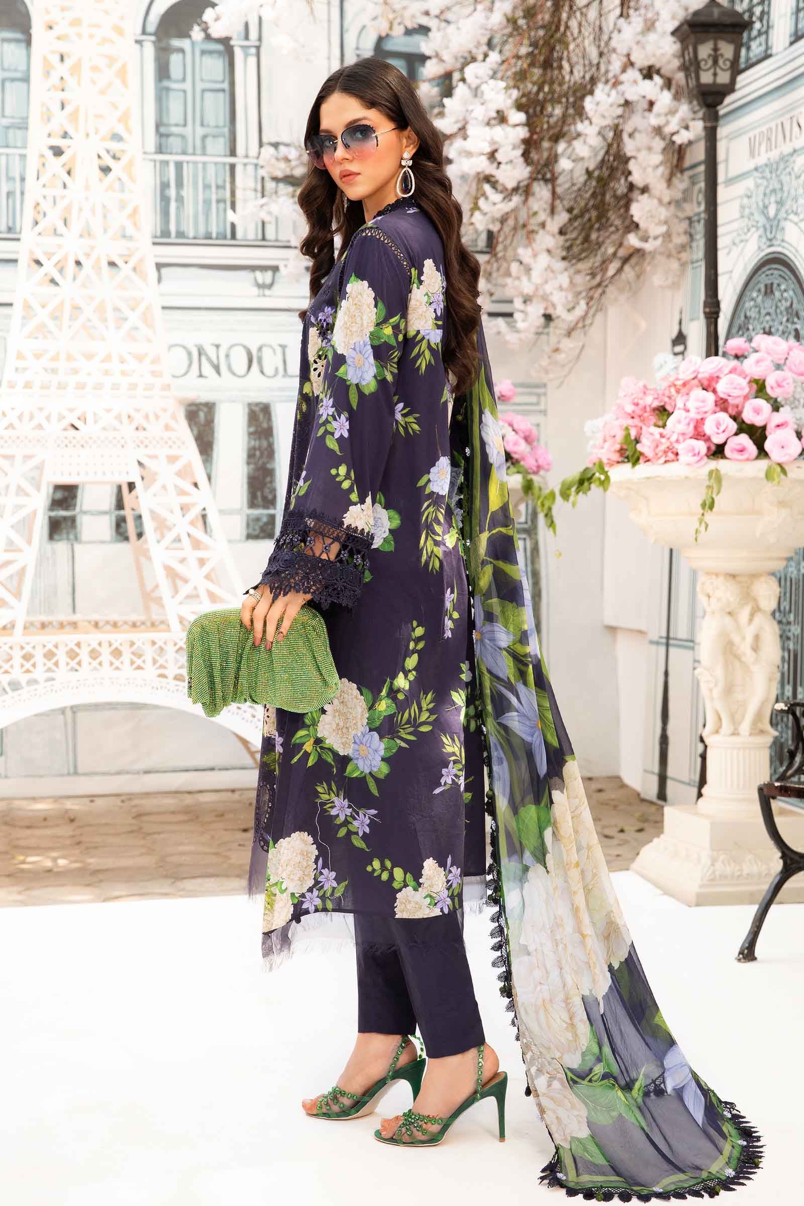 Maria B | M Prints Summer 25 | MPT-2602-B - Official Maria B stockist in UK - Sakeena London