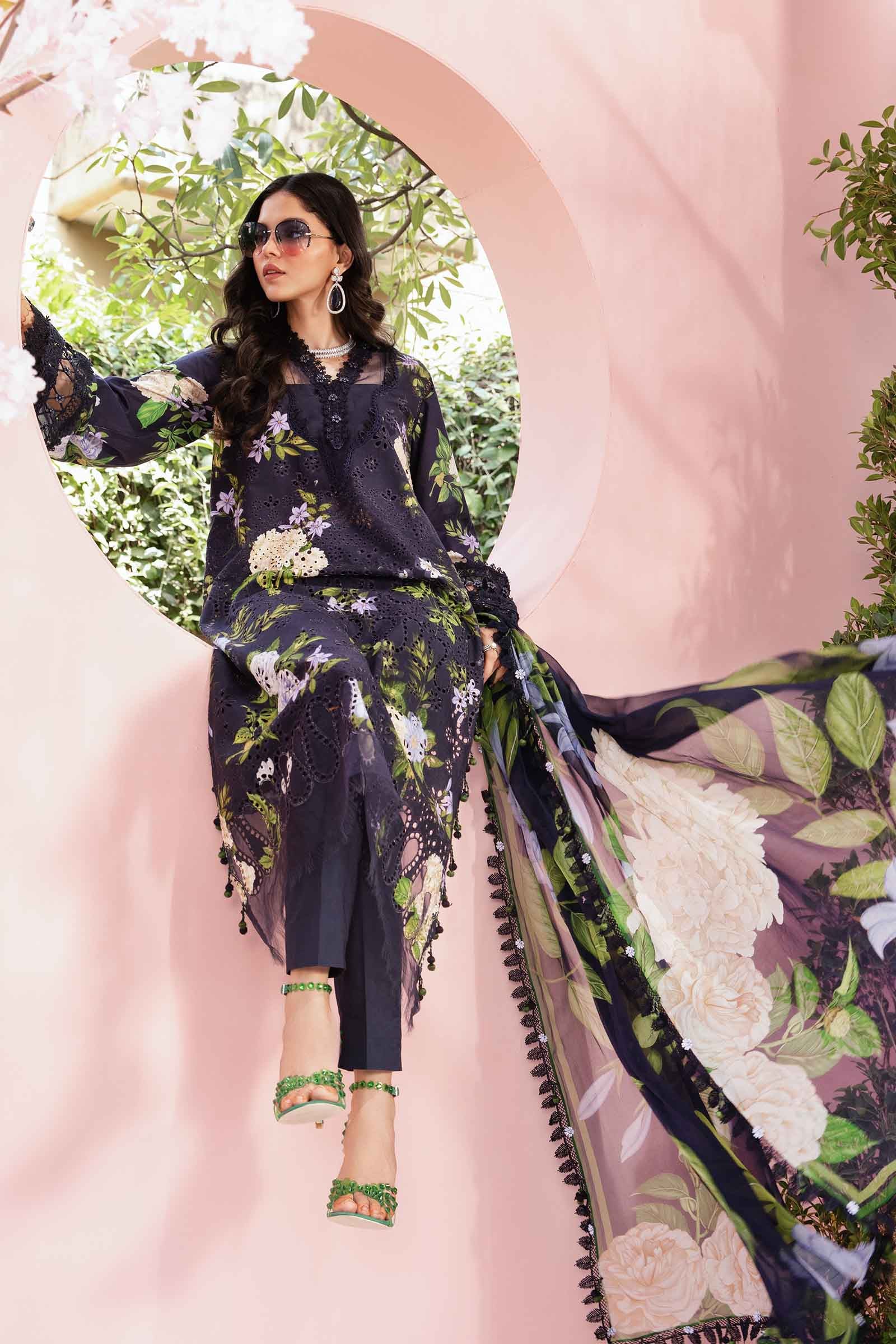 Maria B | M Prints Summer 25 | MPT-2602-B - Official Maria B stockist in UK - Sakeena London