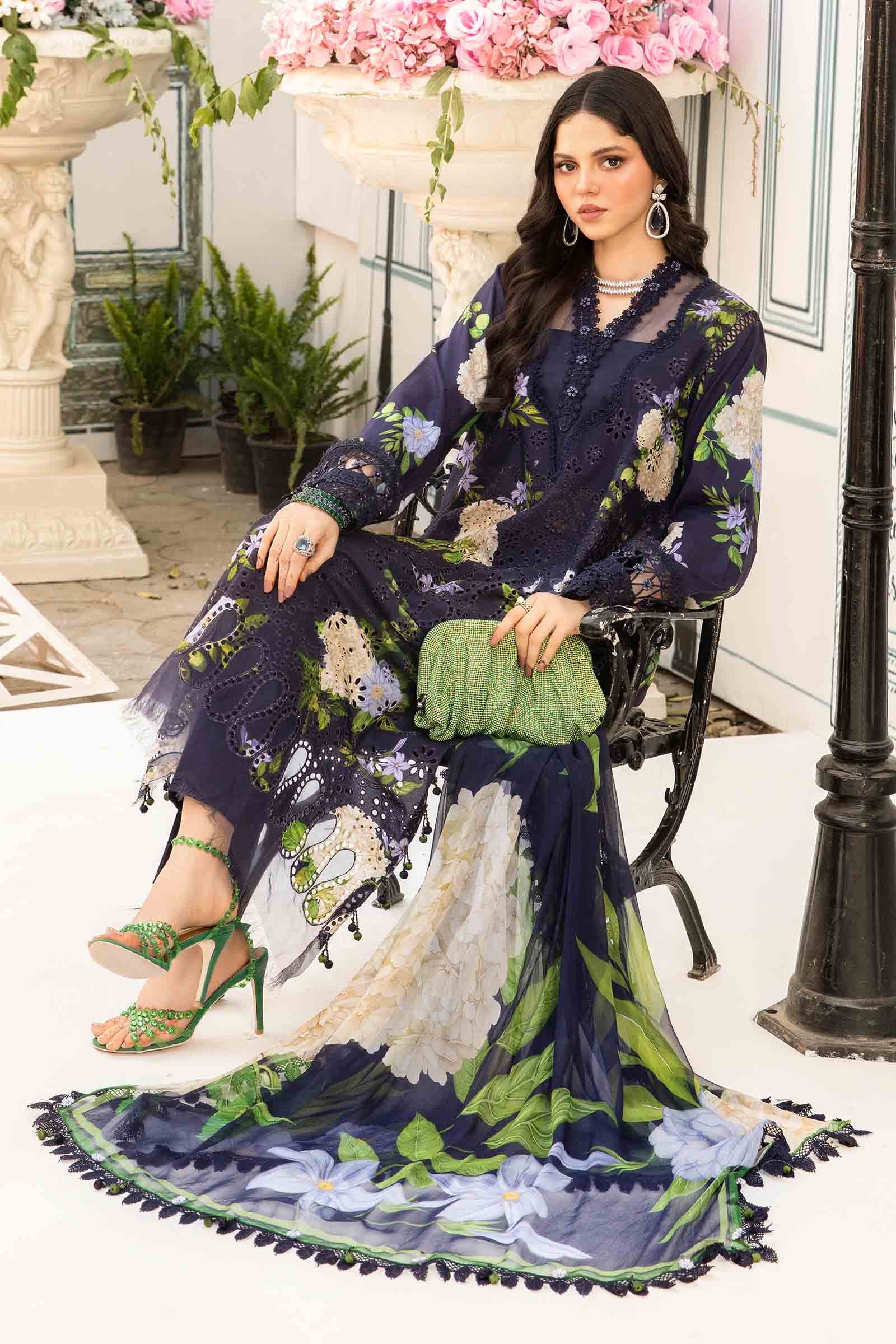 Maria B | M Prints Summer 25 | MPT-2602-B - Official Maria B stockist in UK - Sakeena London