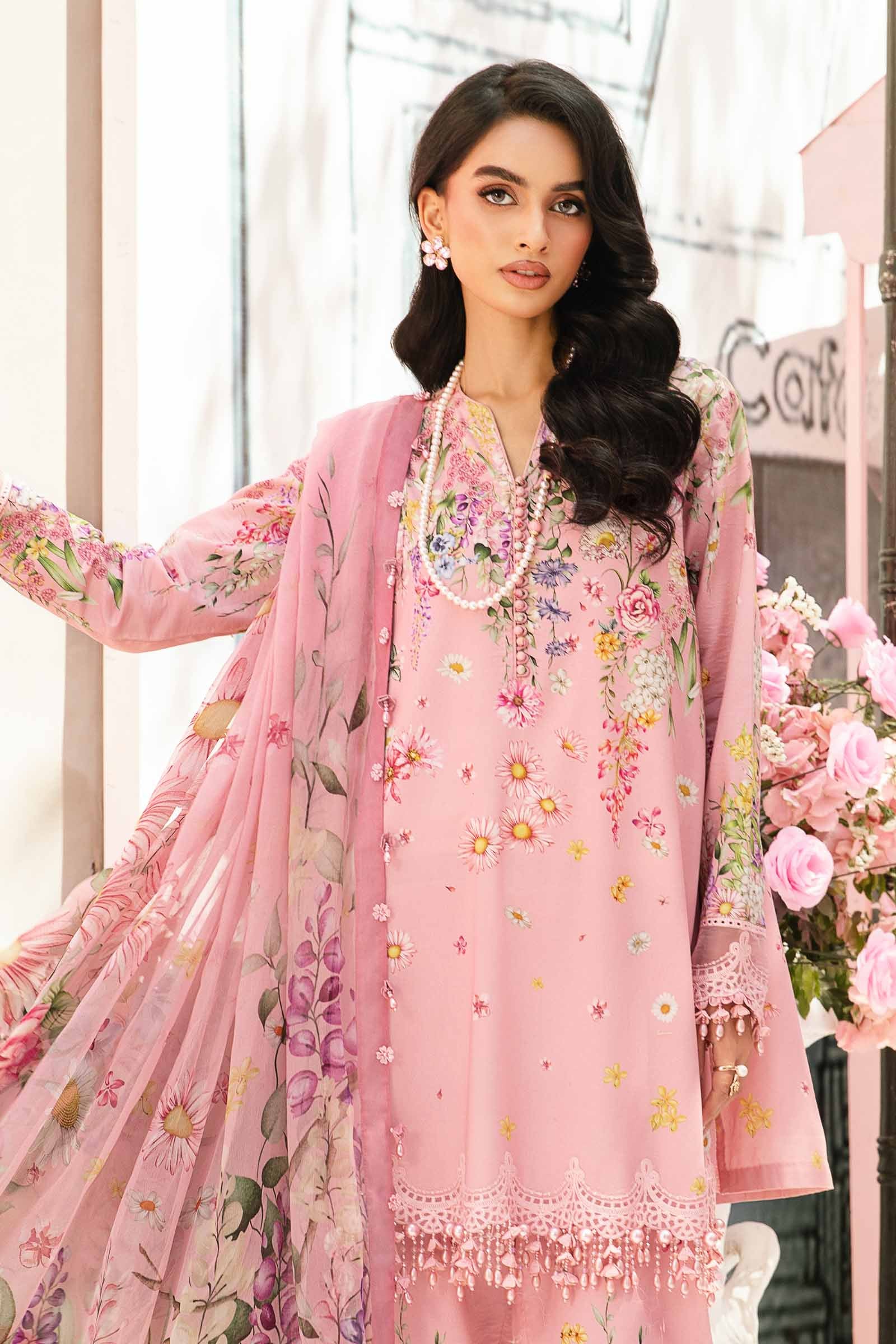 Maria B | M Prints Summer 25 | MPT-2603-B - Official Maria B stockist in UK - Sakeena London