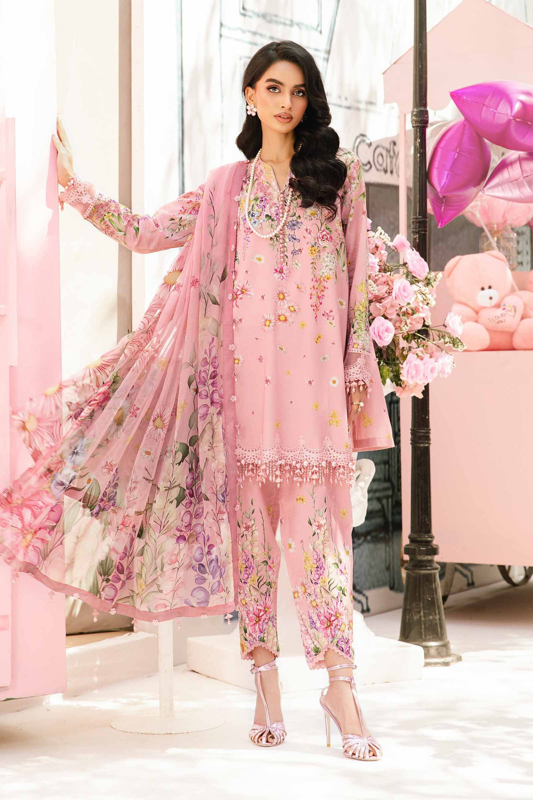 Maria B | M Prints Summer 25 | MPT-2603-B - Official Maria B stockist in UK - Sakeena London