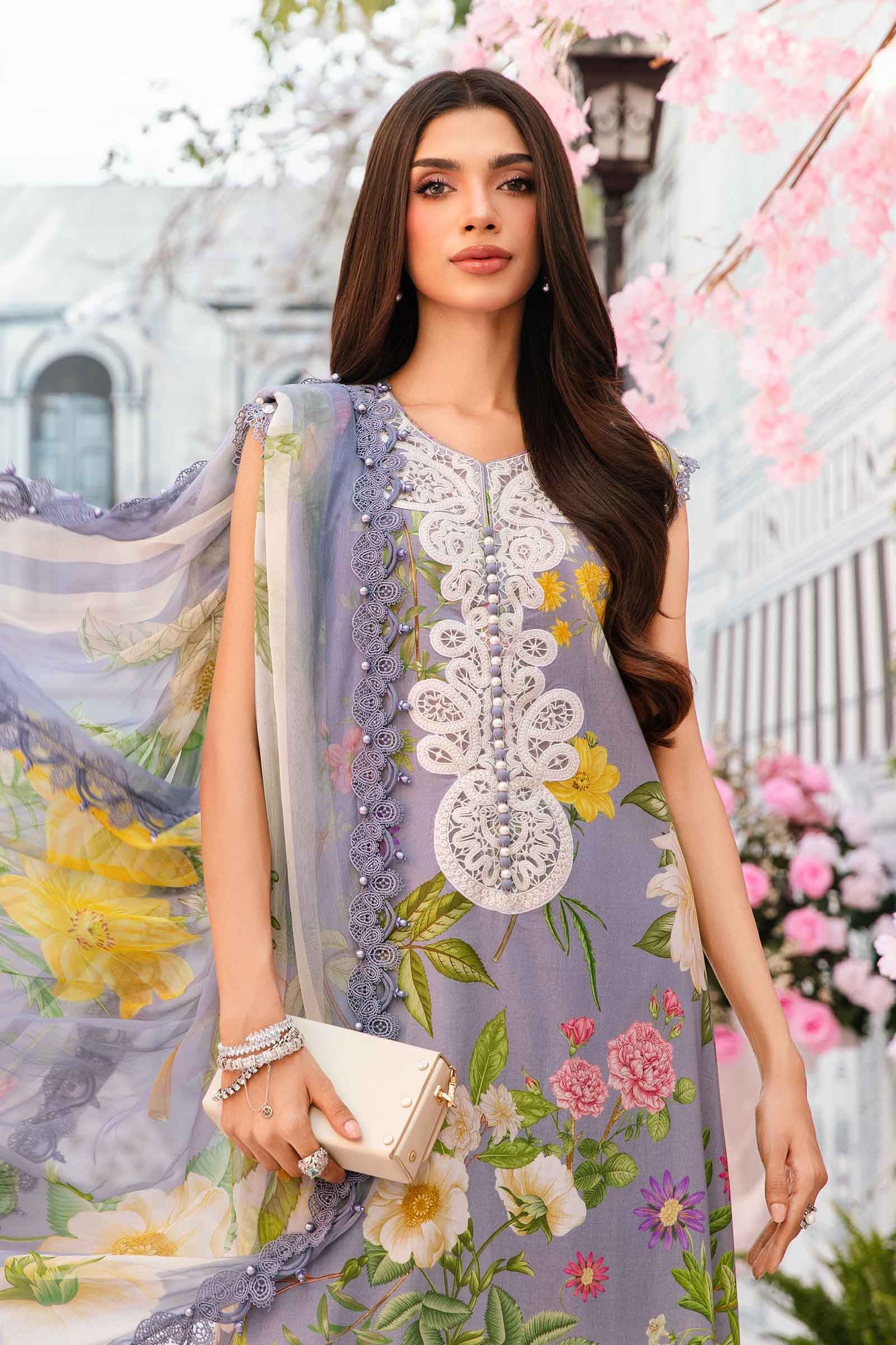 Maria B | M Prints Summer 25 | MPT-2604-A - Official Maria B stockist in UK - Sakeena London