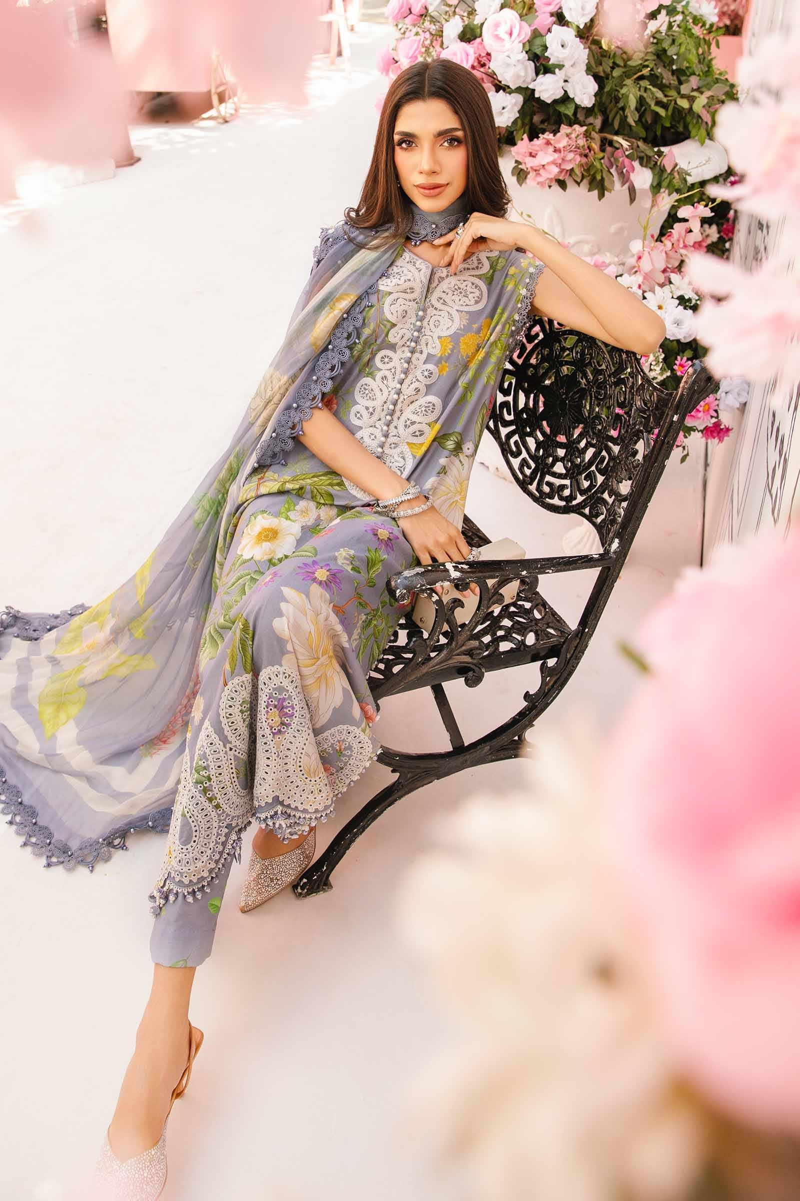 Maria B | M Prints Summer 25 | MPT-2604-A - Official Maria B stockist in UK - Sakeena London