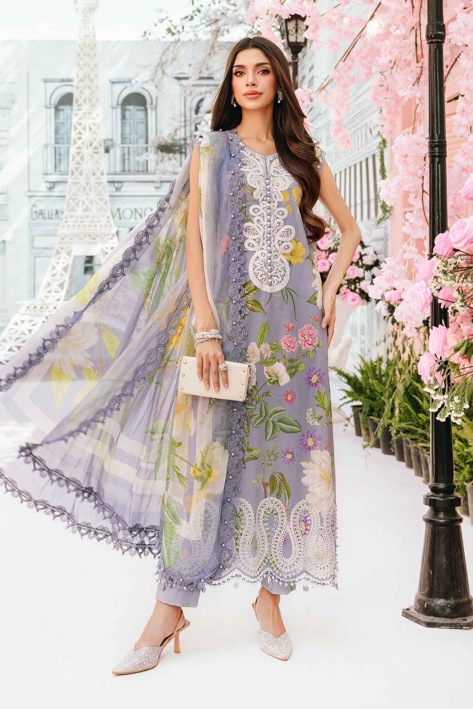Maria B | M Prints Summer 25 | MPT-2604-A - Official Maria B stockist in UK - Sakeena London