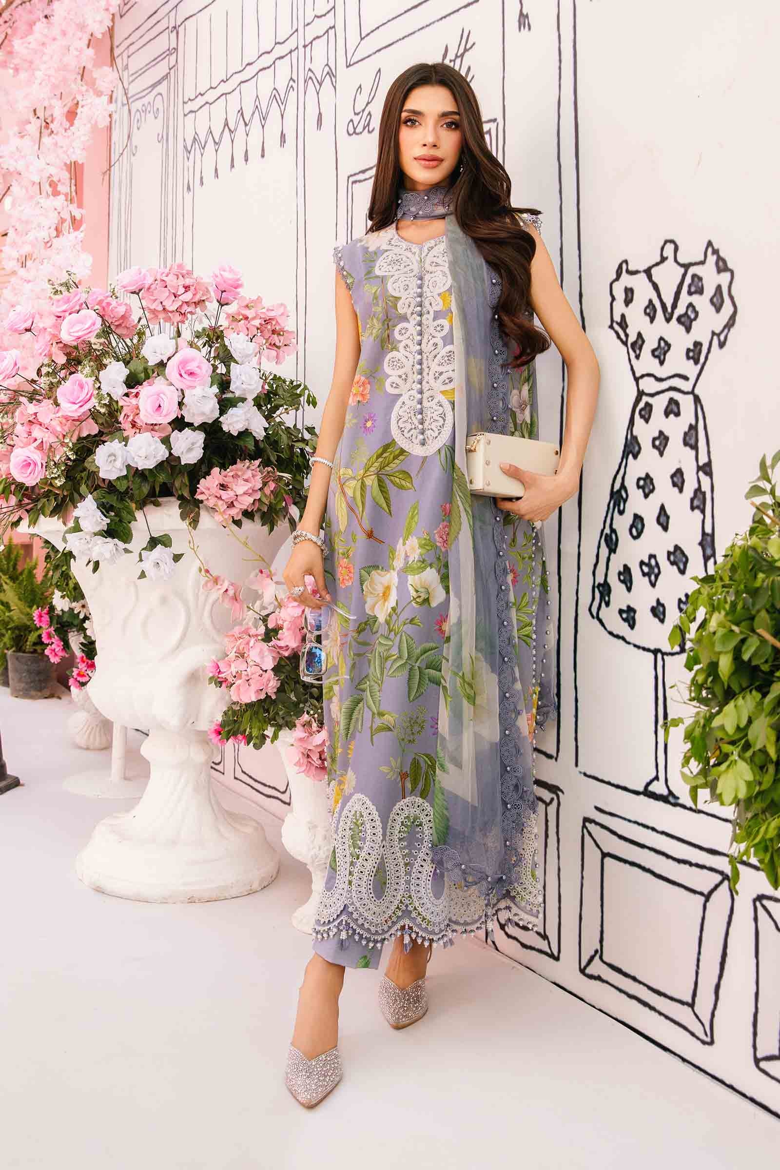 Maria B | M Prints Summer 25 | MPT-2604-A - Official Maria B stockist in UK - Sakeena London