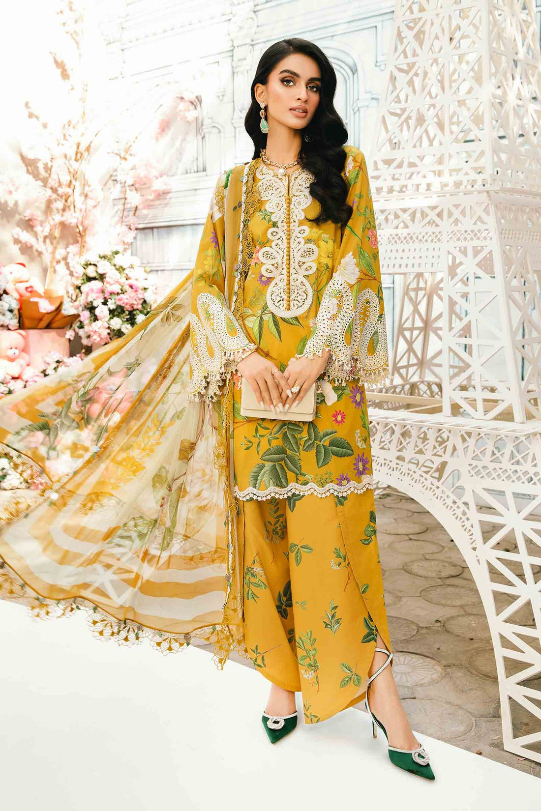 Maria B | M Prints Summer 25 | MPT-2604-B - Official Maria B stockist in UK - Sakeena London
