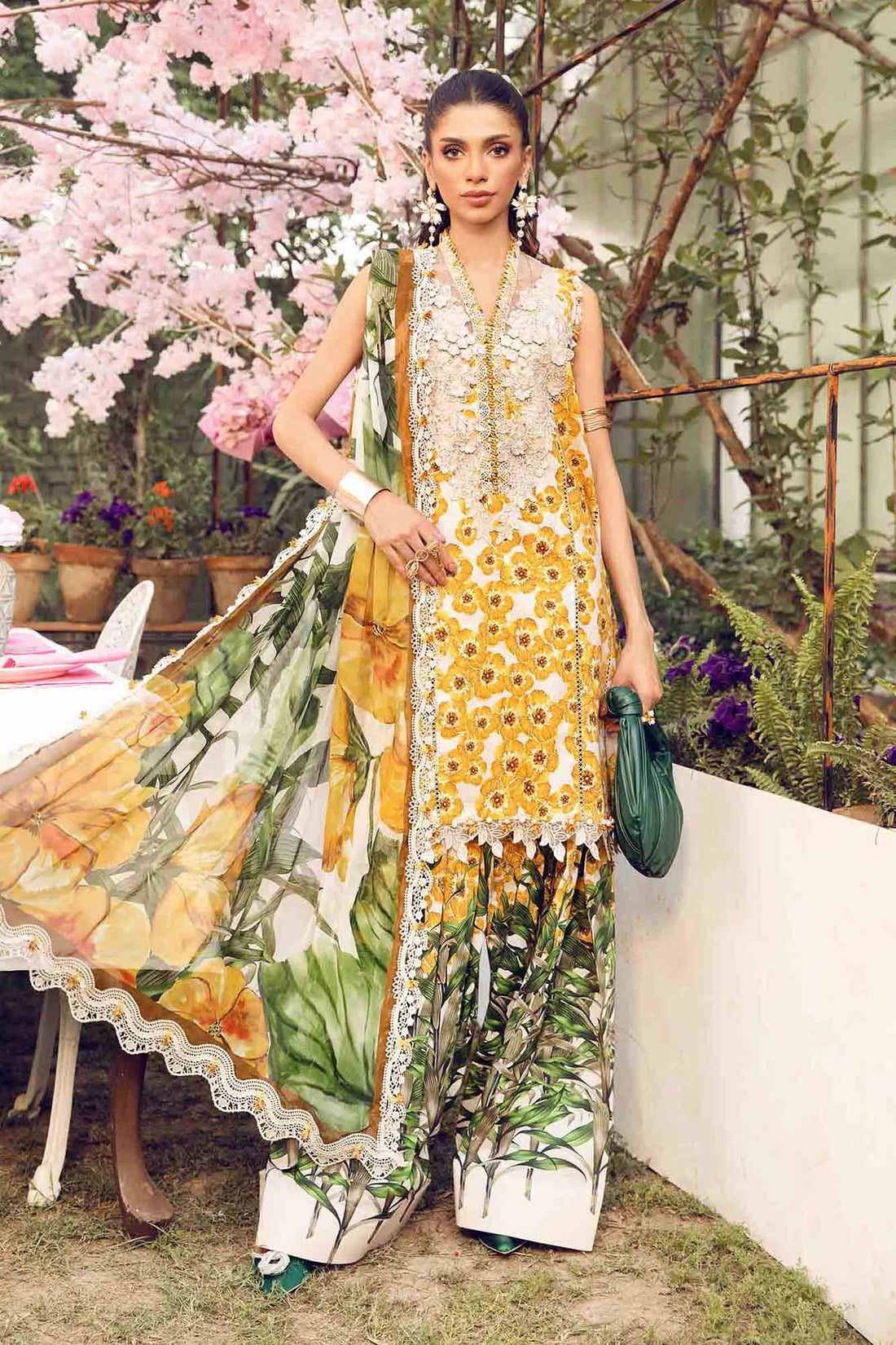 Maria B | M Prints Summer 25 | MPT-2606-A - Official Maria B stockist in UK - Sakeena London