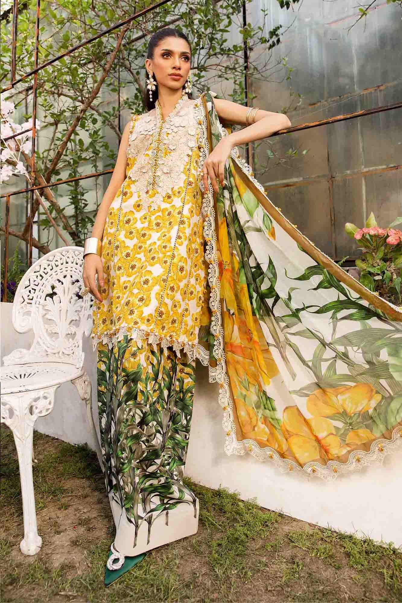 Maria B | M Prints Summer 25 | MPT-2606-A - Official Maria B stockist in UK - Sakeena London
