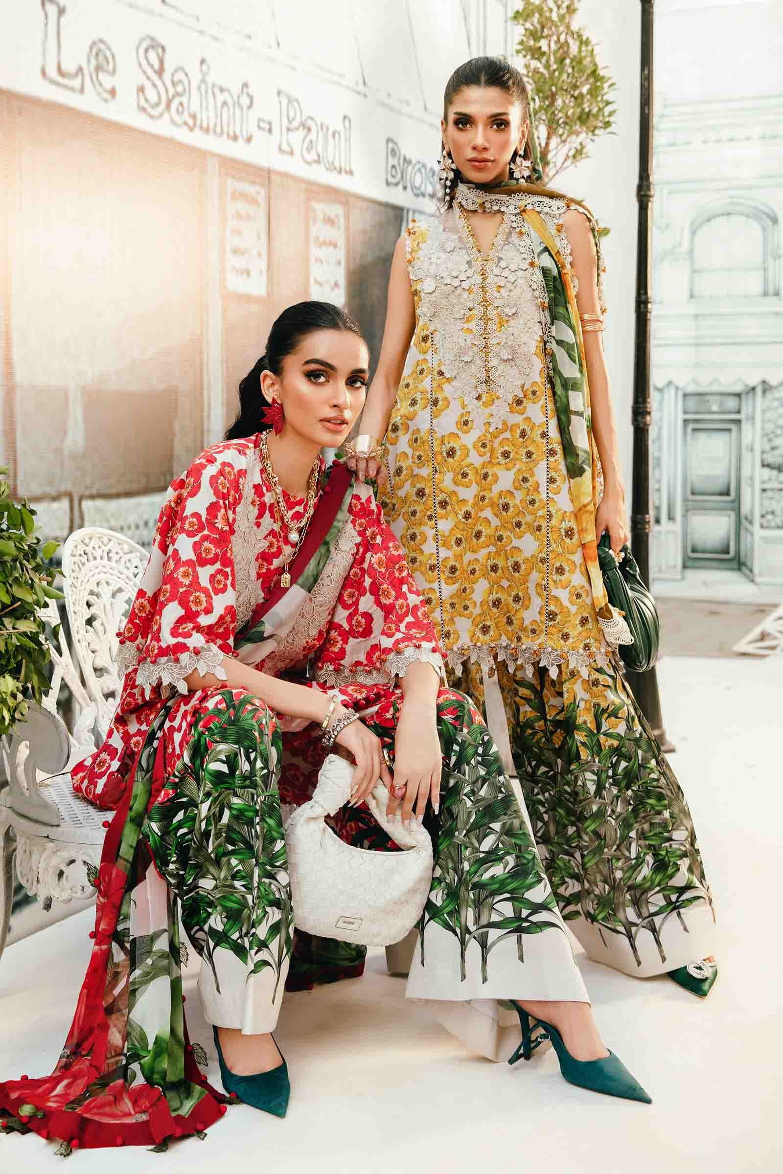 Maria B | M Prints Summer 25 | MPT-2606-A - Official Maria B stockist in UK - Sakeena London