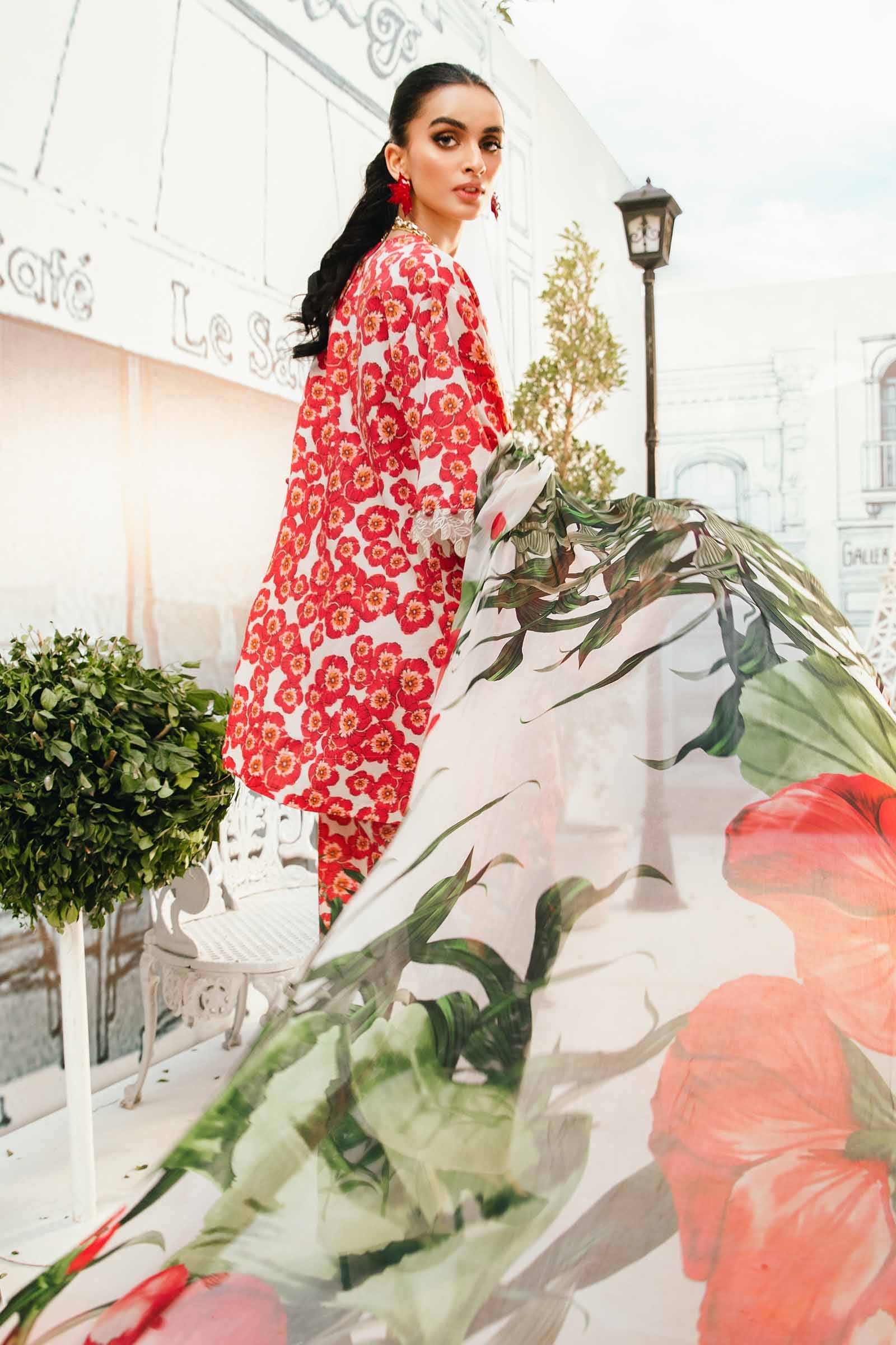 Maria B | M Prints Summer 25 | MPT-2606-B - Official Maria B stockist in UK - Sakeena London