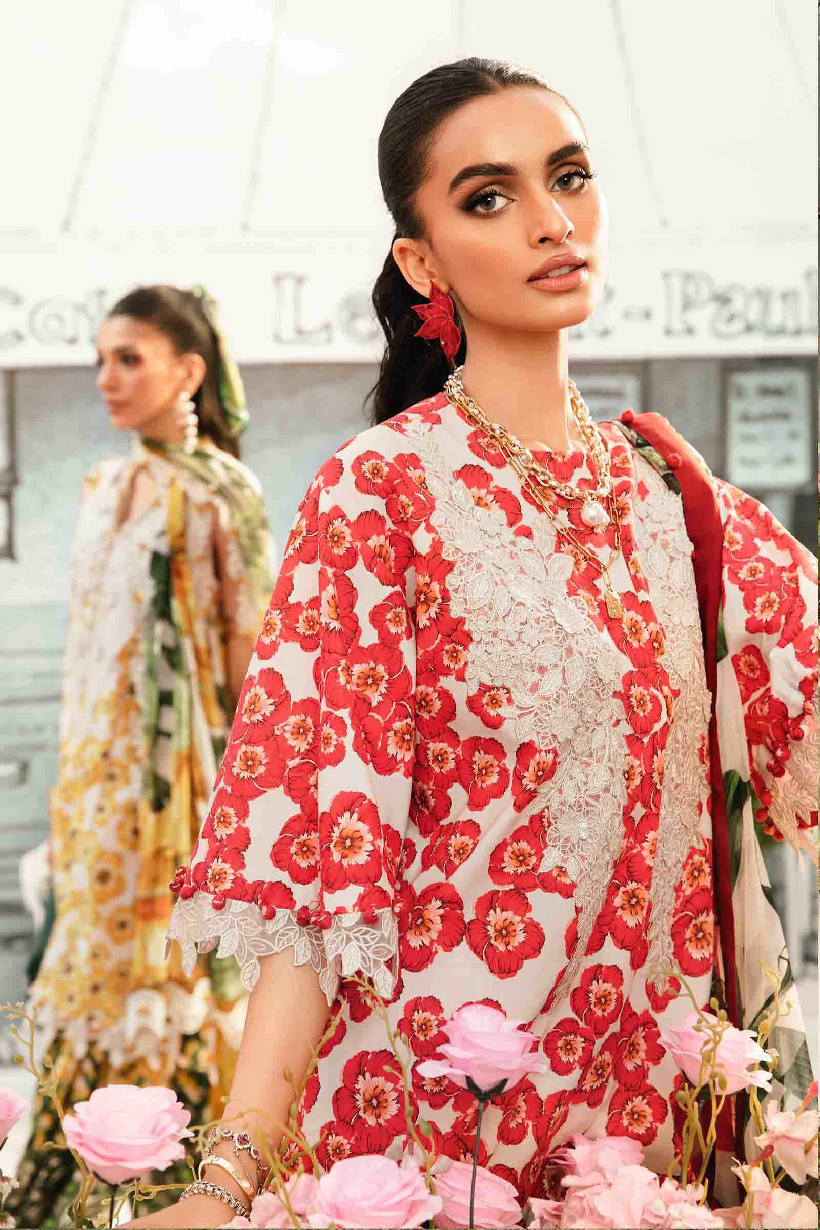 Maria B | M Prints Summer 25 | MPT-2606-B - Official Maria B stockist in UK - Sakeena London