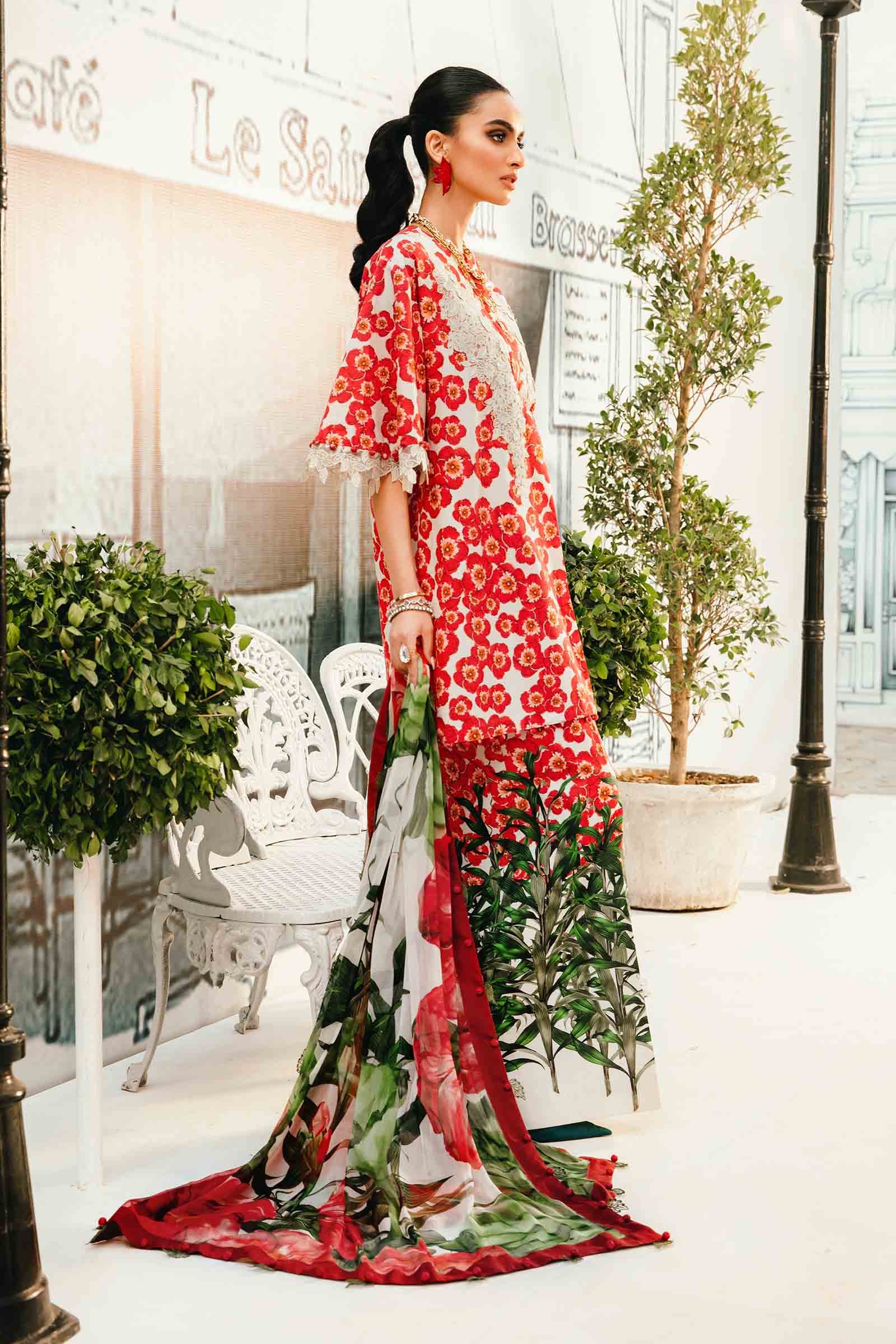 Maria B | M Prints Summer 25 | MPT-2606-B - Official Maria B stockist in UK - Sakeena London