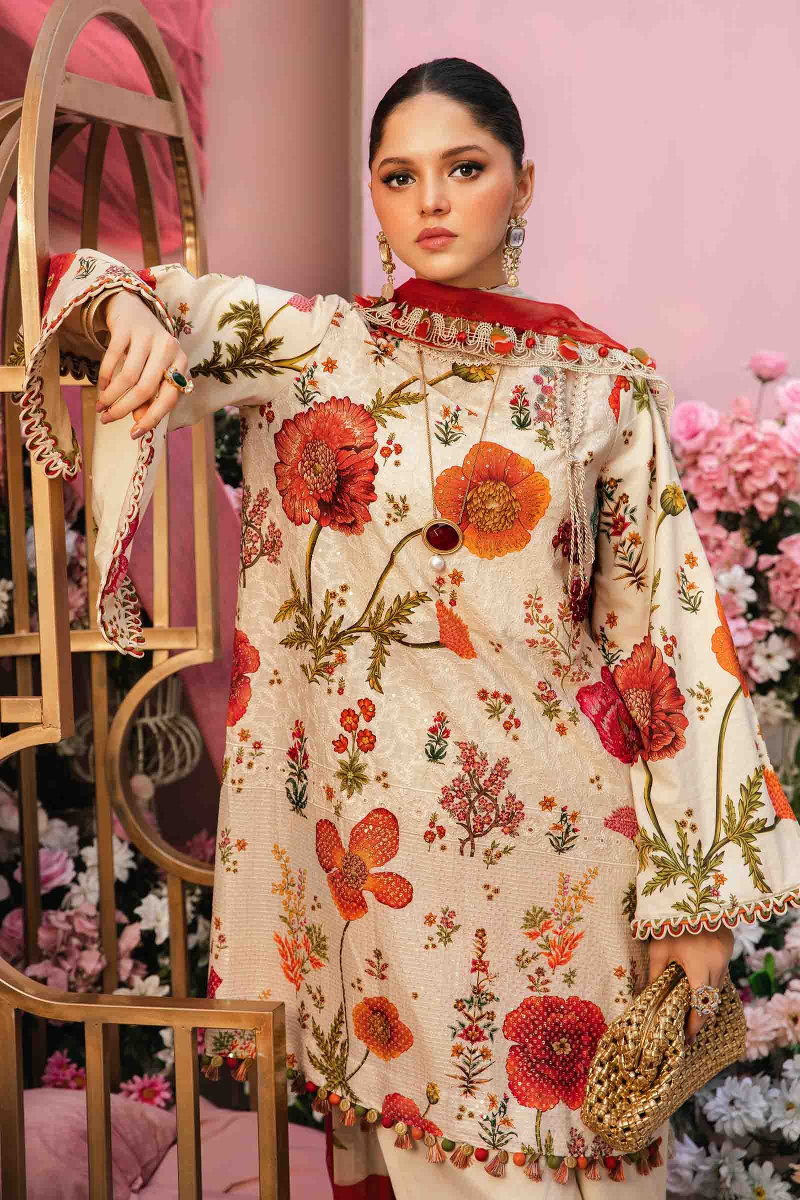 Maria B | M Prints Summer 25 | MPT-2607-A - Official Maria B stockist in UK - Sakeena London