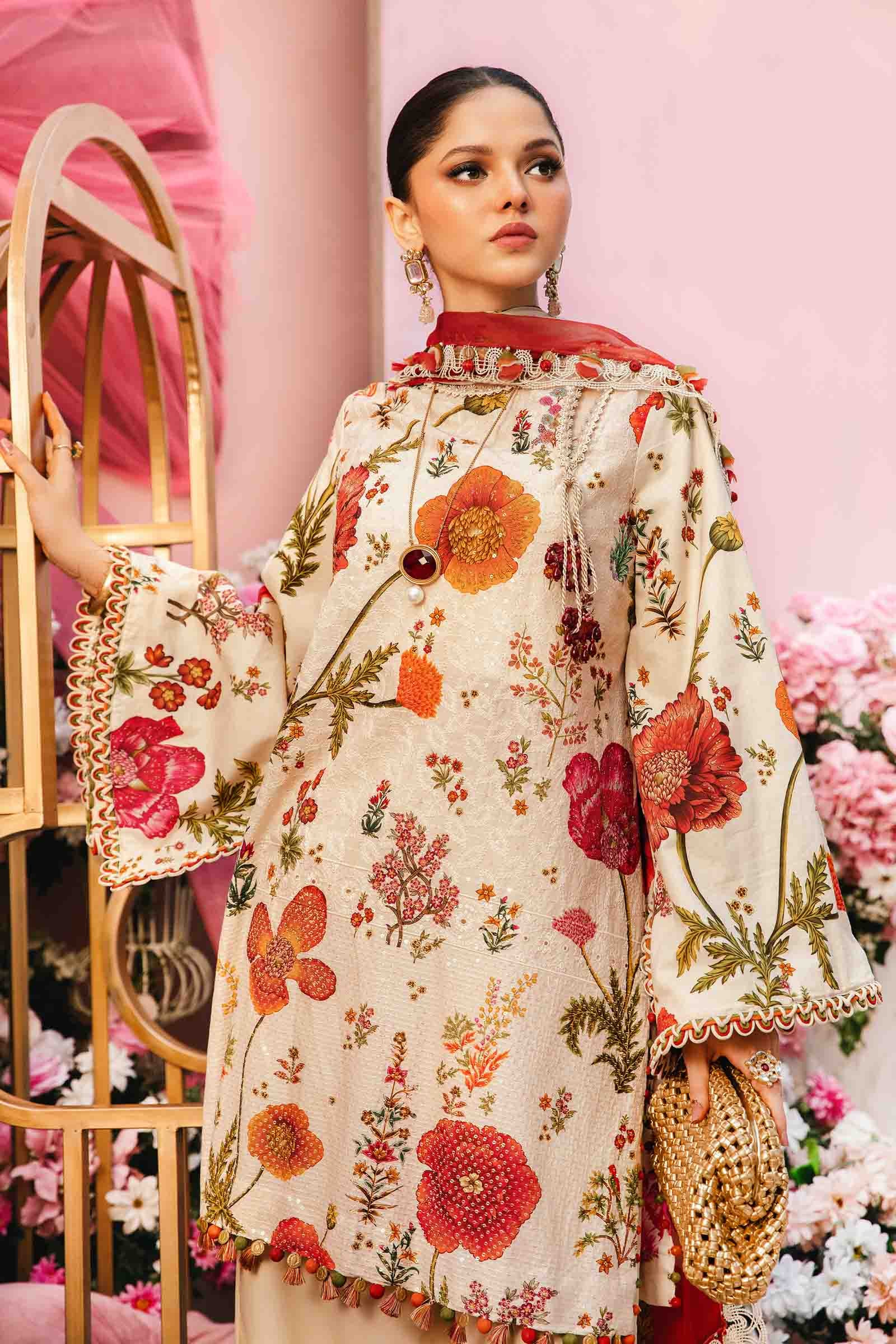 Maria B | M Prints Summer 25 | MPT-2607-A - Official Maria B stockist in UK - Sakeena London