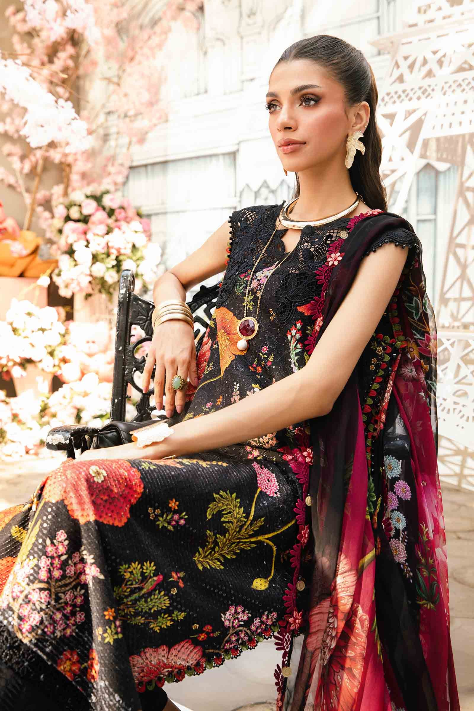 Maria B | M Prints Summer 25 | MPT-2607-B - Official Maria B stockist in UK - Sakeena London