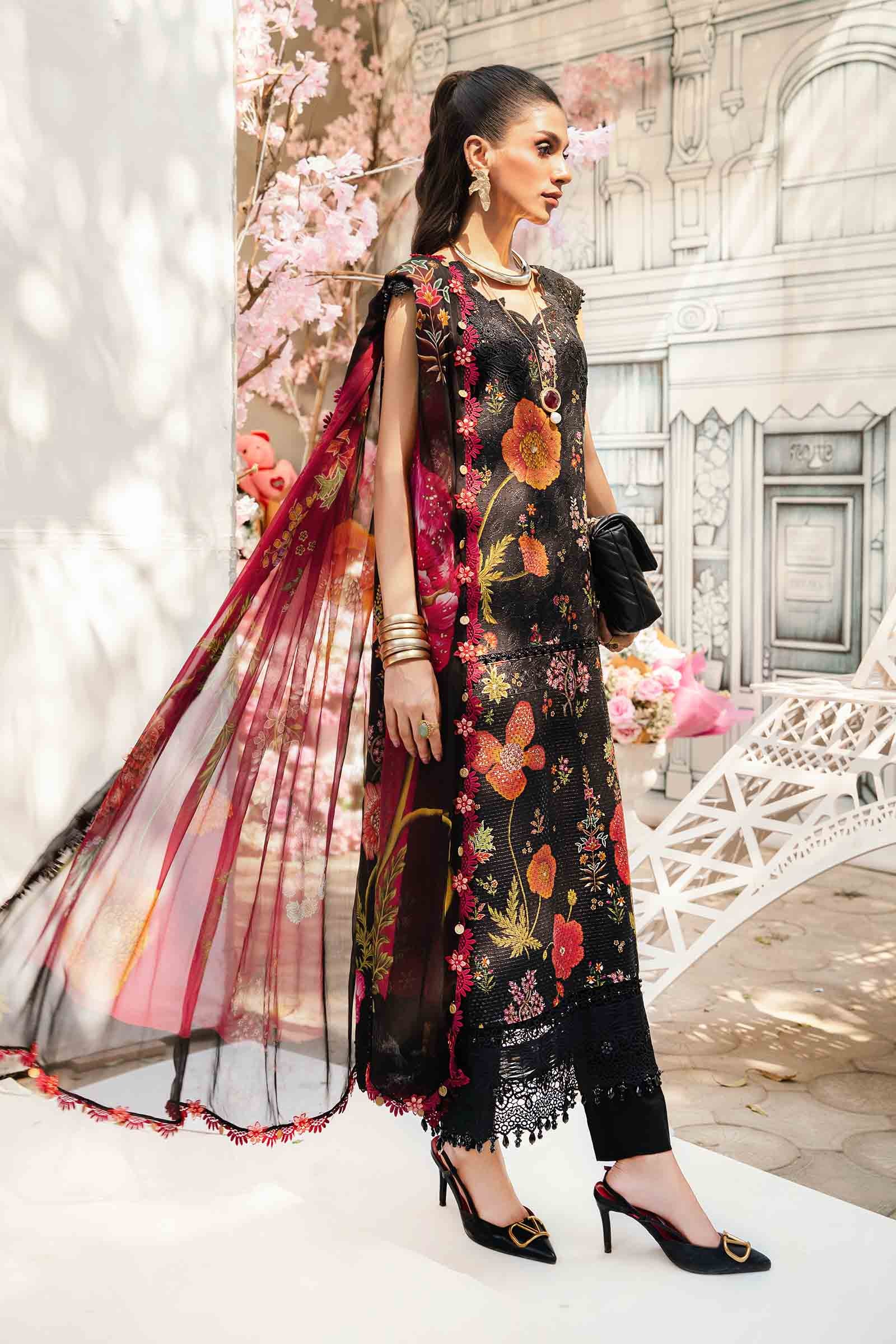 Maria B | M Prints Summer 25 | MPT-2607-B - Official Maria B stockist in UK - Sakeena London