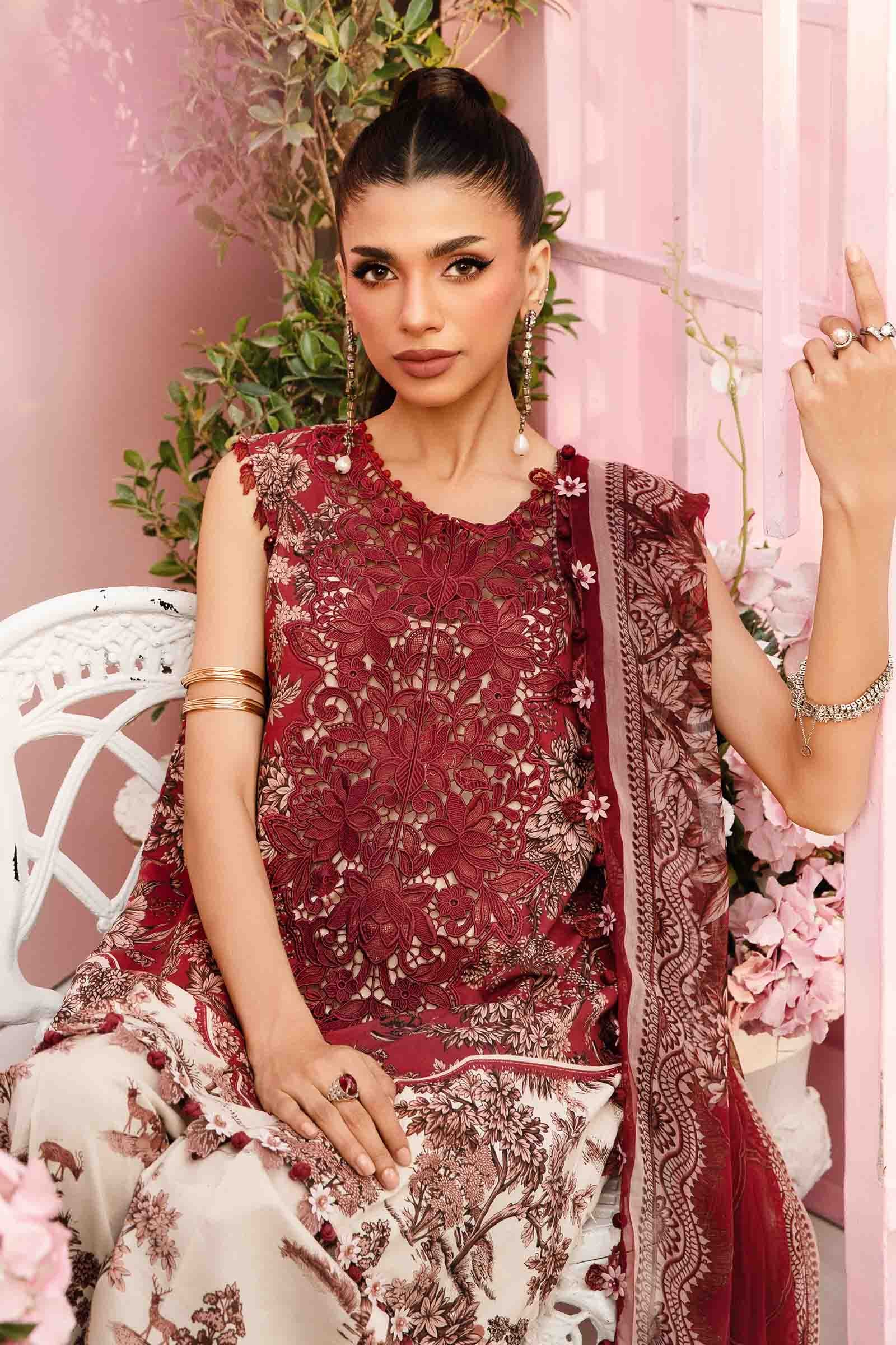 Maria B | M Prints Summer 25 | MPT-2608-A - Official Maria B stockist in UK - Sakeena London