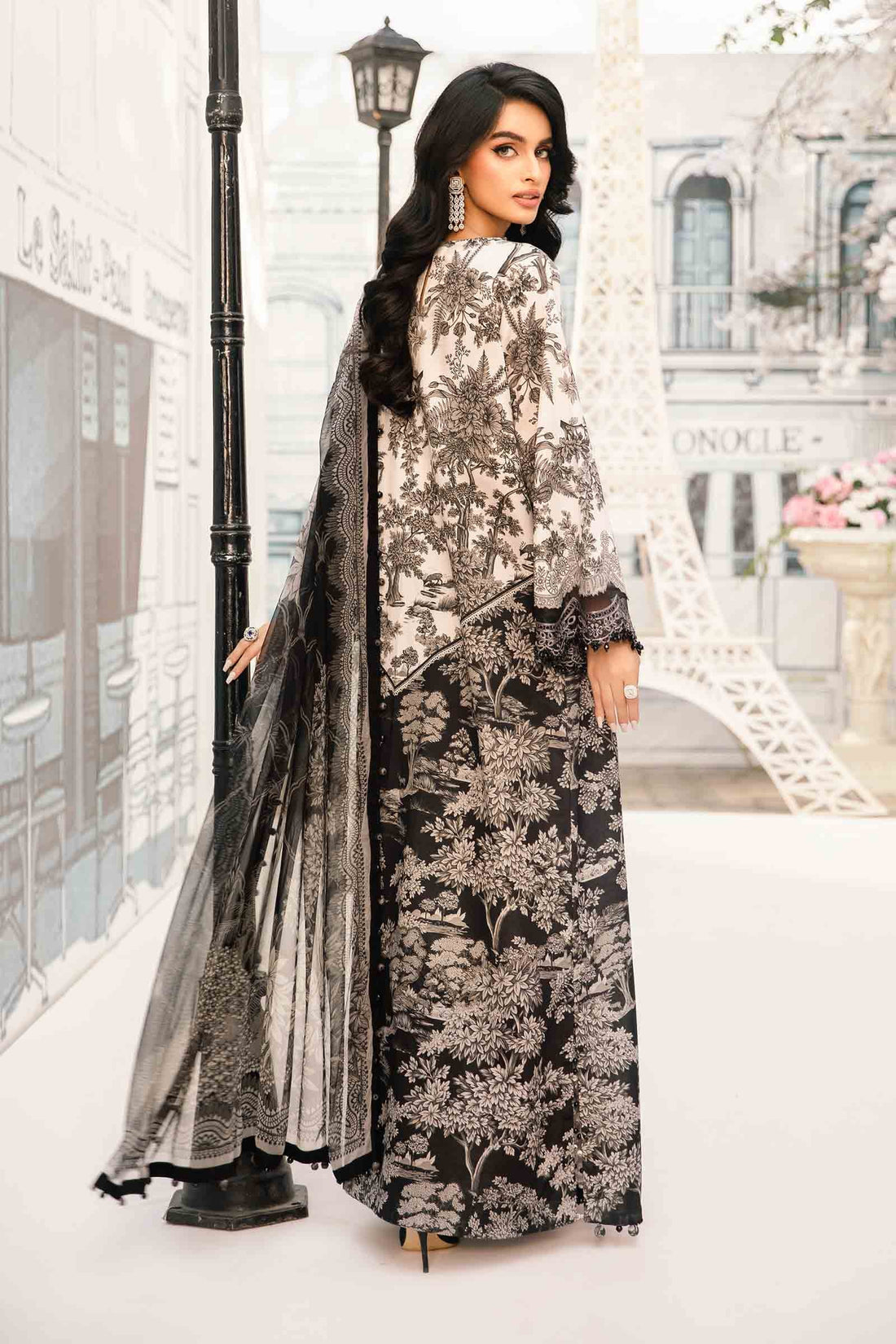 Maria B | M Prints Summer 25 | MPT-2608-B - Official Maria B stockist in UK - Sakeena London