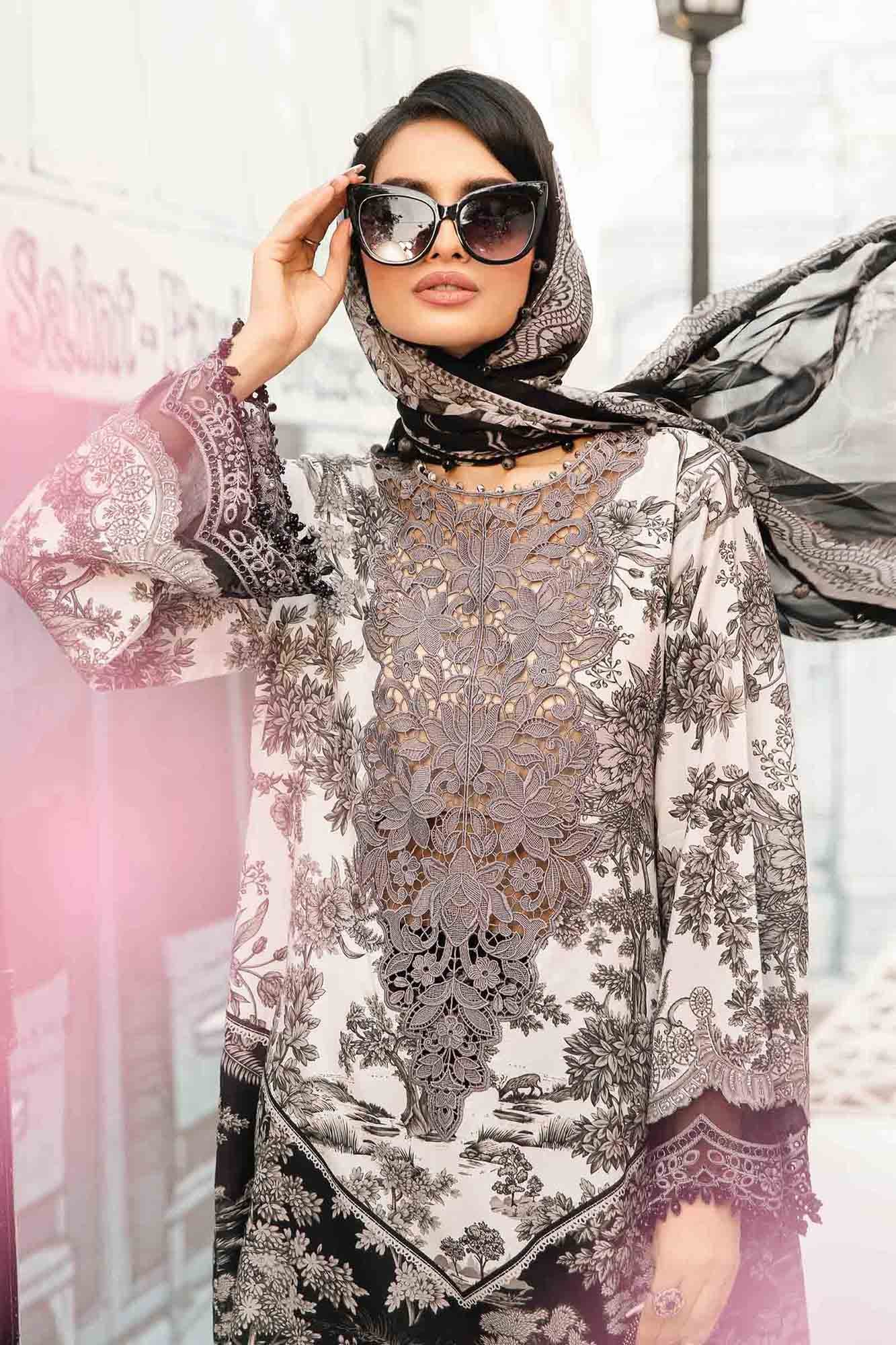 Maria B | M Prints Summer 25 | MPT-2608-B - Official Maria B stockist in UK - Sakeena London