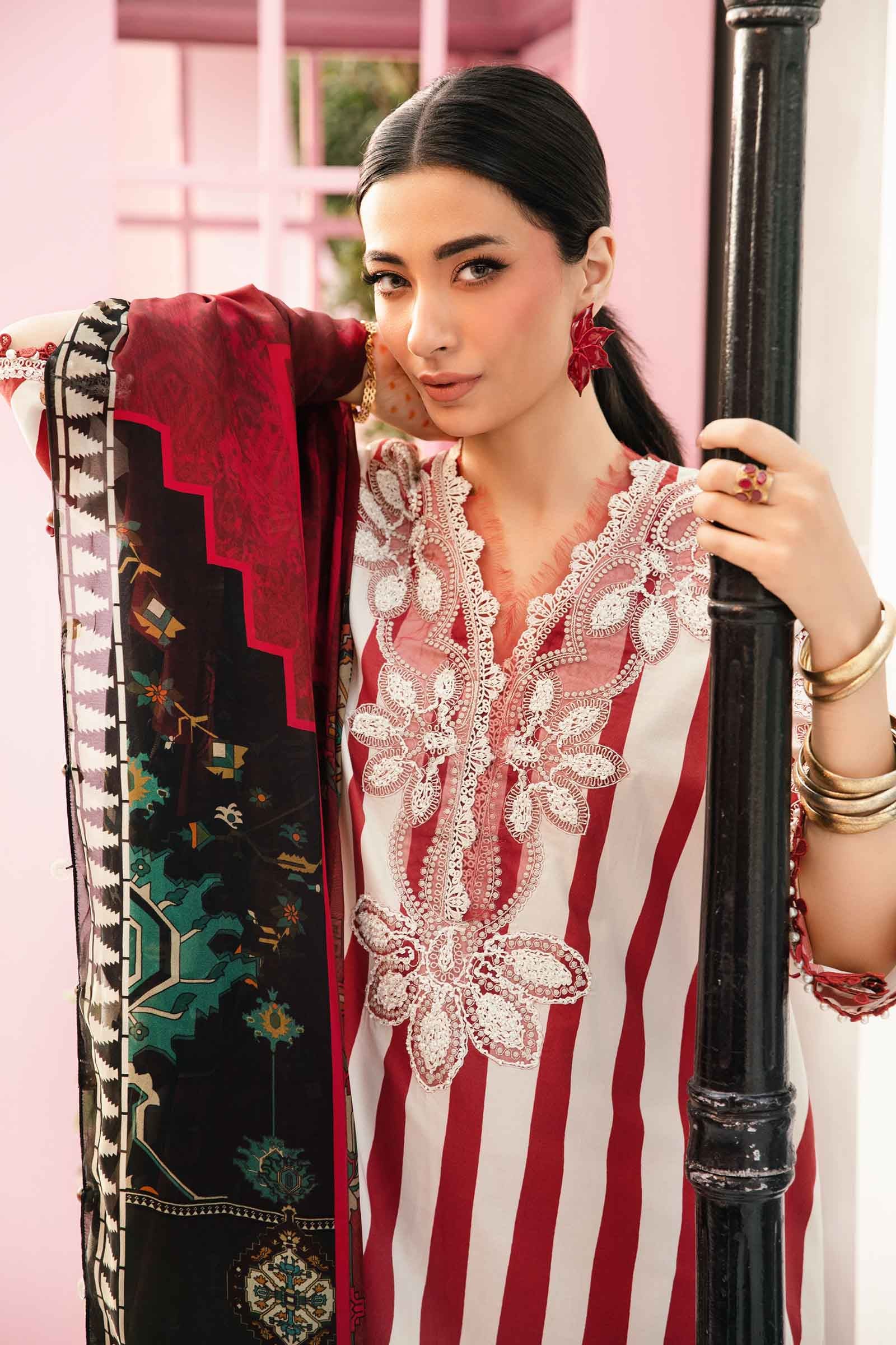 Maria B | M Prints Summer 25 | MPT-2609-A - Official Maria B stockist in UK - Sakeena London