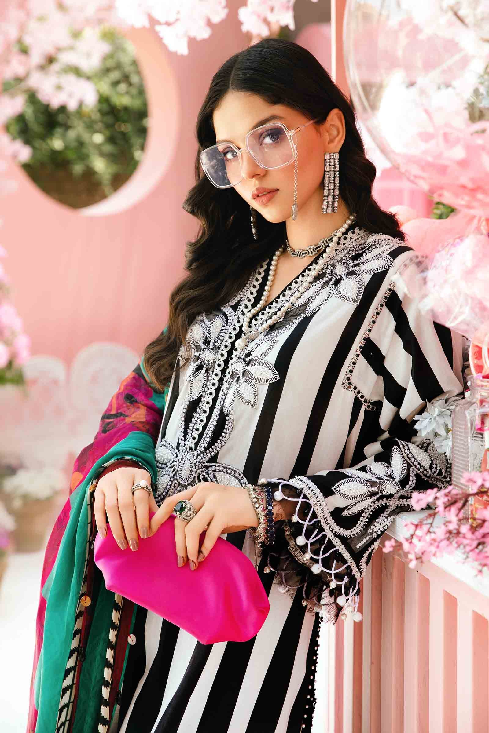 Maria B | M Prints Summer 25 | MPT-2609-B - Official Maria B stockist in UK - Sakeena London