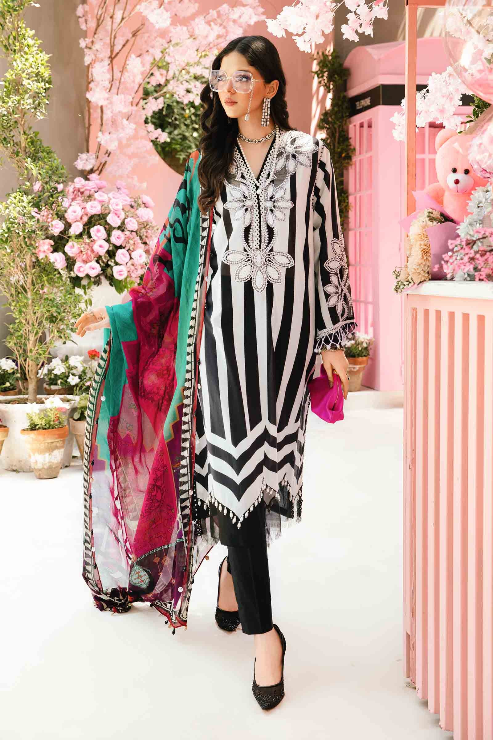 Maria B | M Prints Summer 25 | MPT-2609-B - Official Maria B stockist in UK - Sakeena London