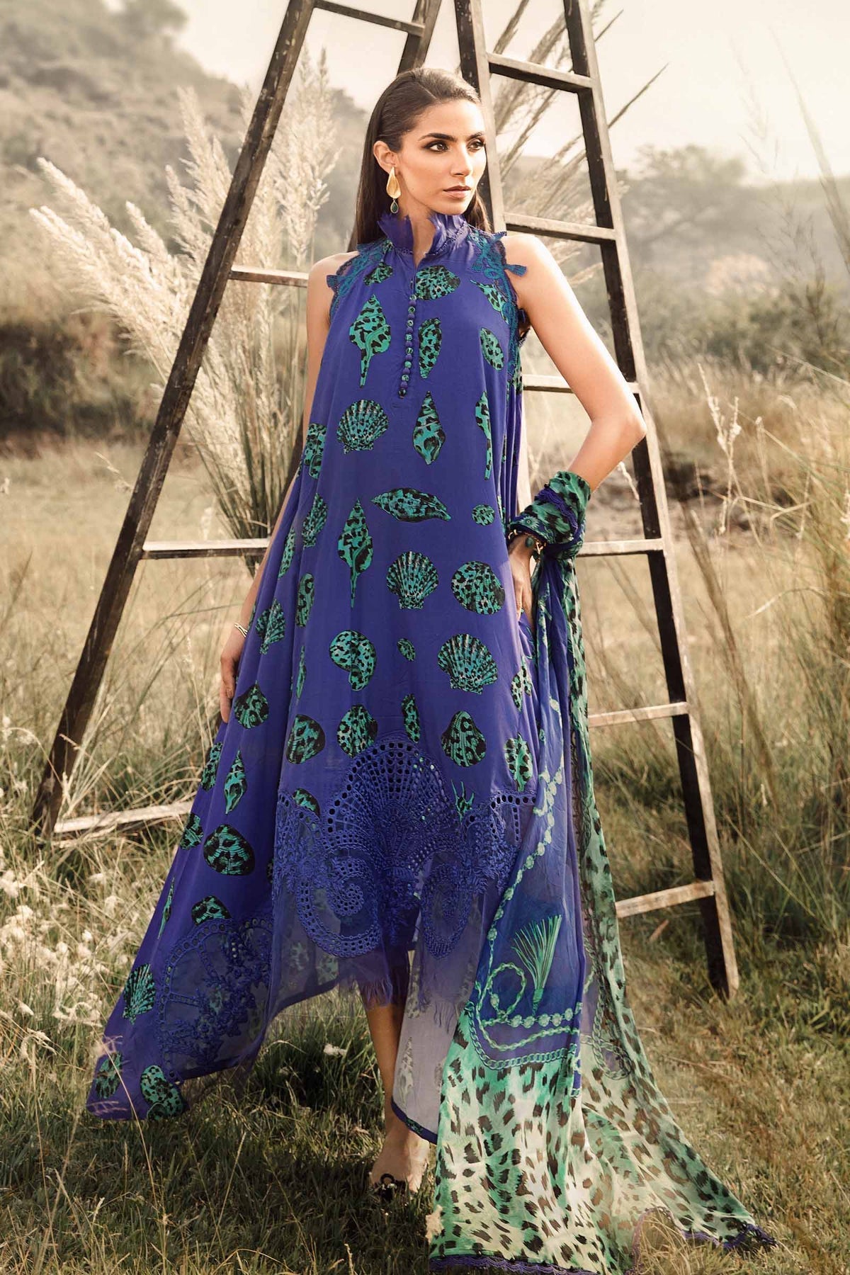 Maria B | M Prints Winter 24 | MPT-2410-A - Official Maria B stockist in UK - Sakeena London
