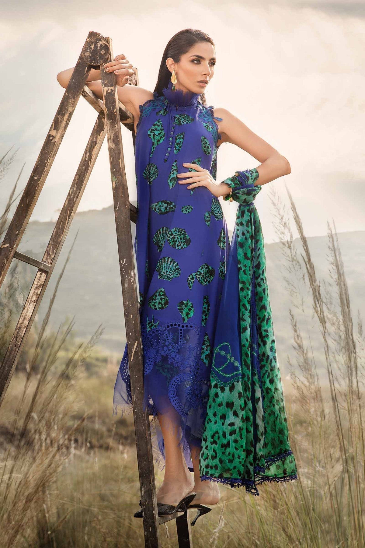 Maria B | M Prints Winter 24 | MPT-2410-A - Official Maria B stockist in UK - Sakeena London