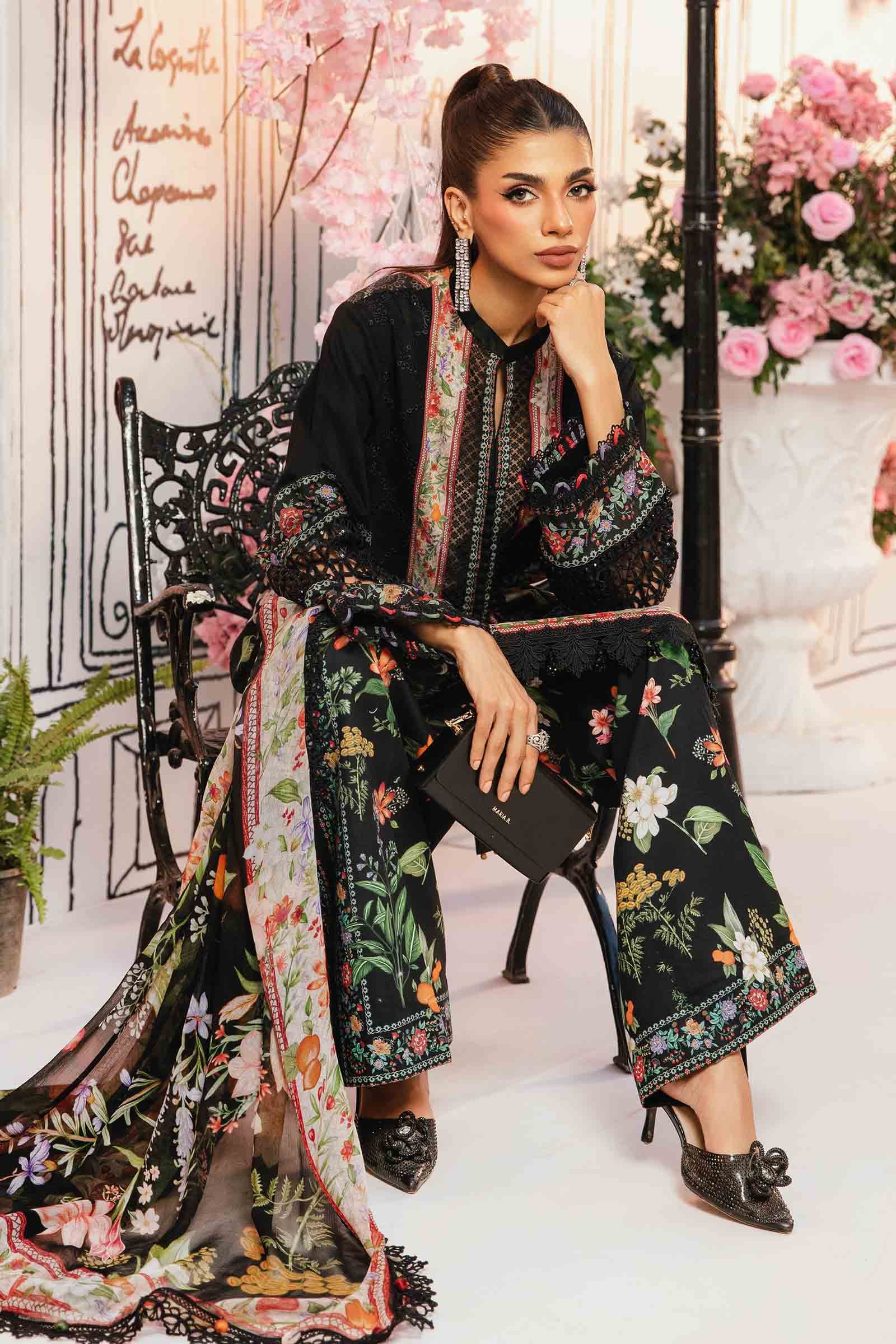 Maria B | M Prints Summer 25 | MPT-2610-B - Official Maria B stockist in UK - Sakeena London