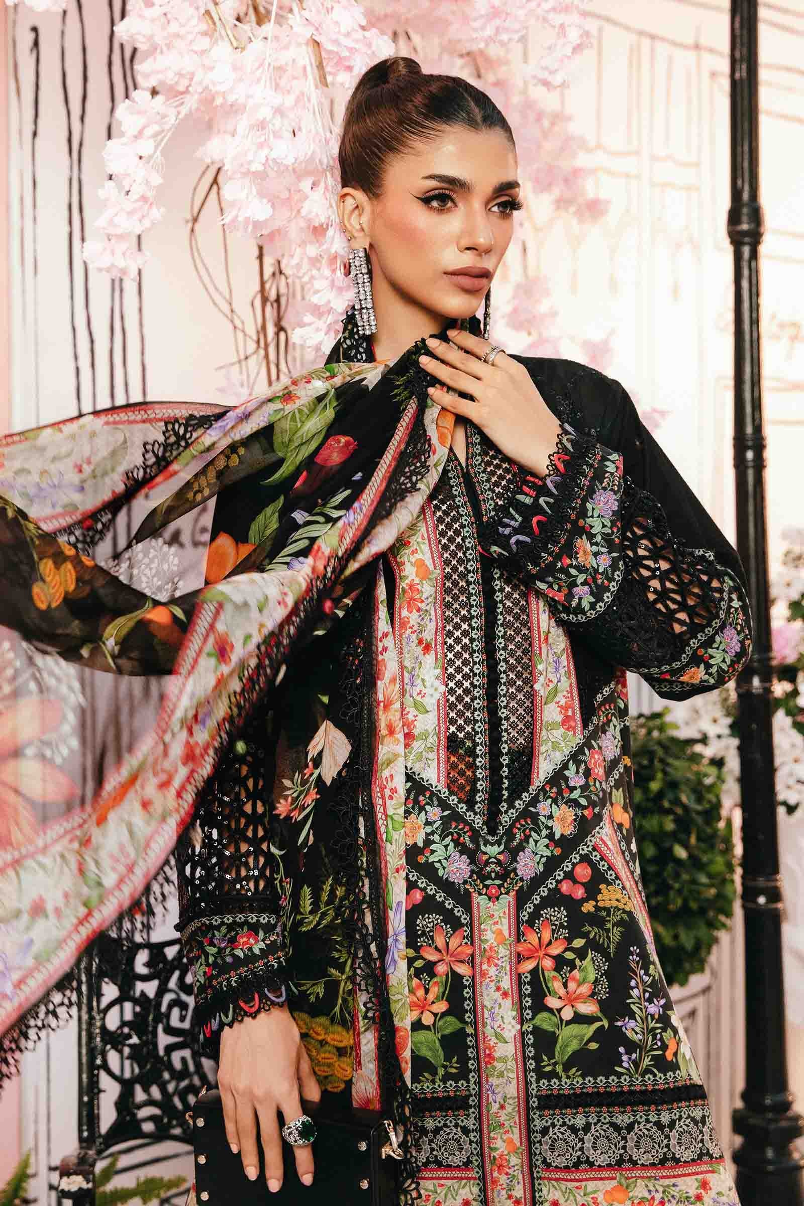 Maria B | M Prints Summer 25 | MPT-2610-B - Official Maria B stockist in UK - Sakeena London