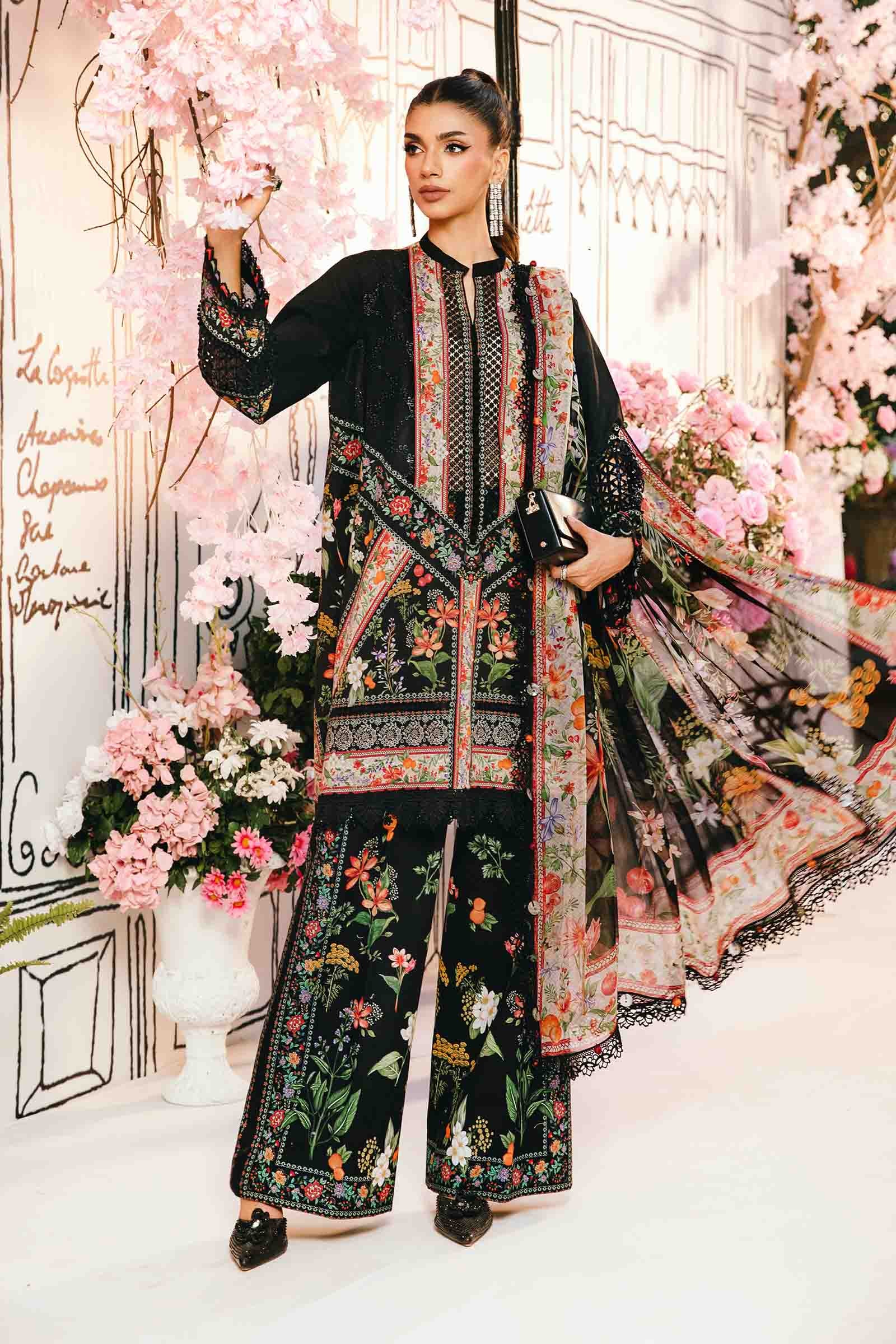 Maria B | M Prints Summer 25 | MPT-2610-B - Official Maria B stockist in UK - Sakeena London
