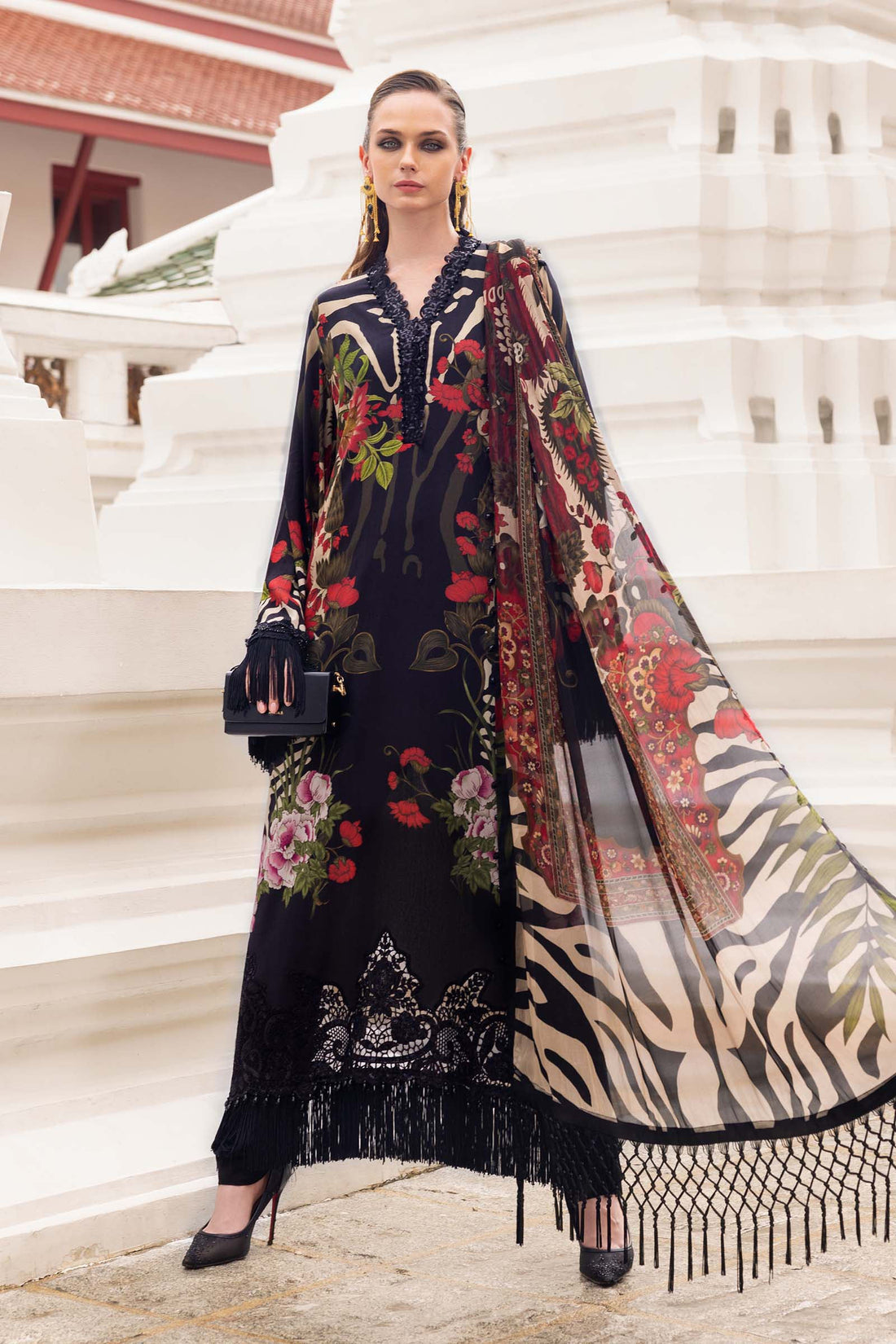 Maria B | M Prints Winter 25 | MPT-2810-B - Official Maria B stockist in UK - Sakeena London