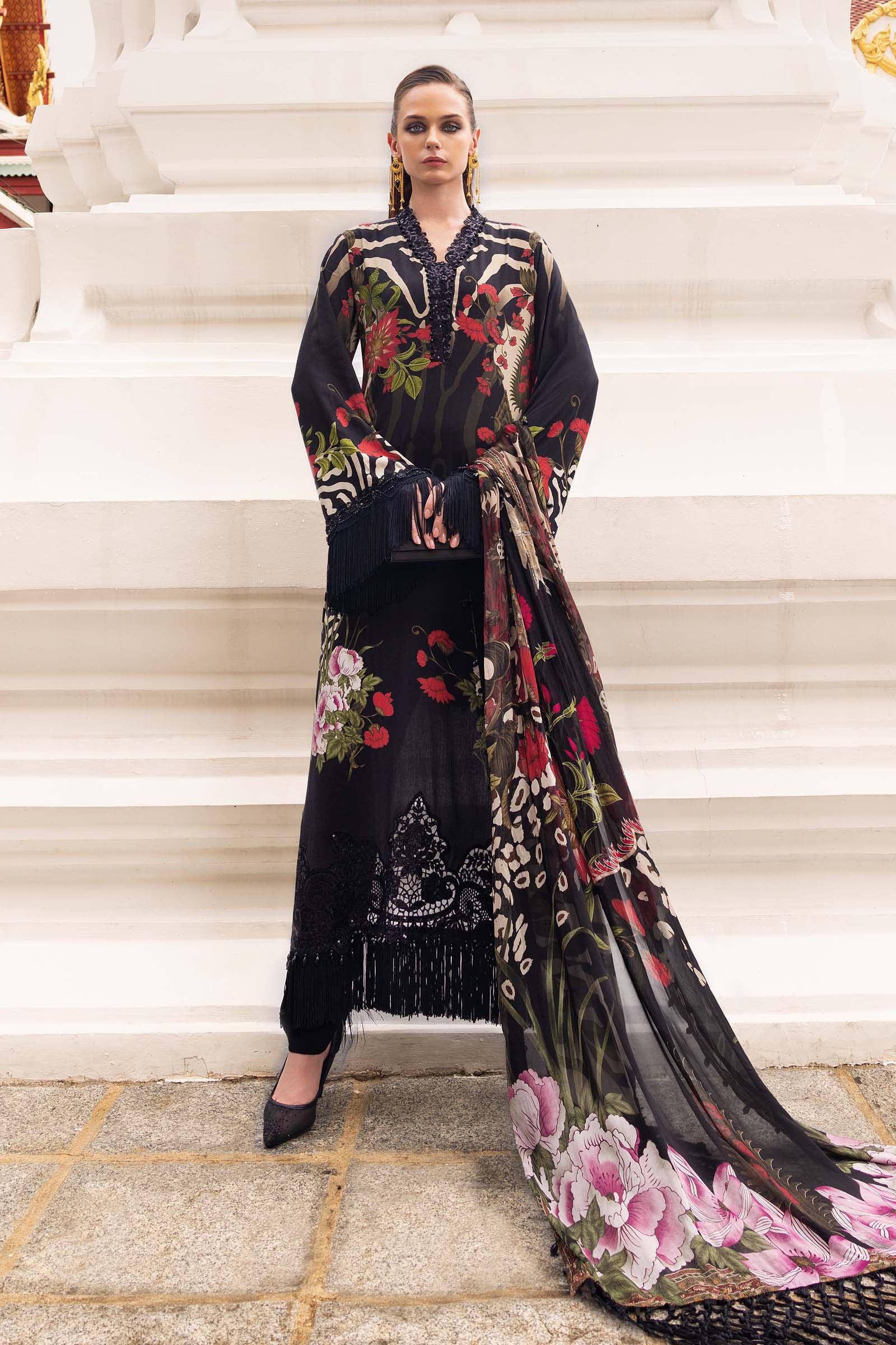 Maria B | M Prints Winter 25 | MPT-2810-B - Official Maria B stockist in UK - Sakeena London