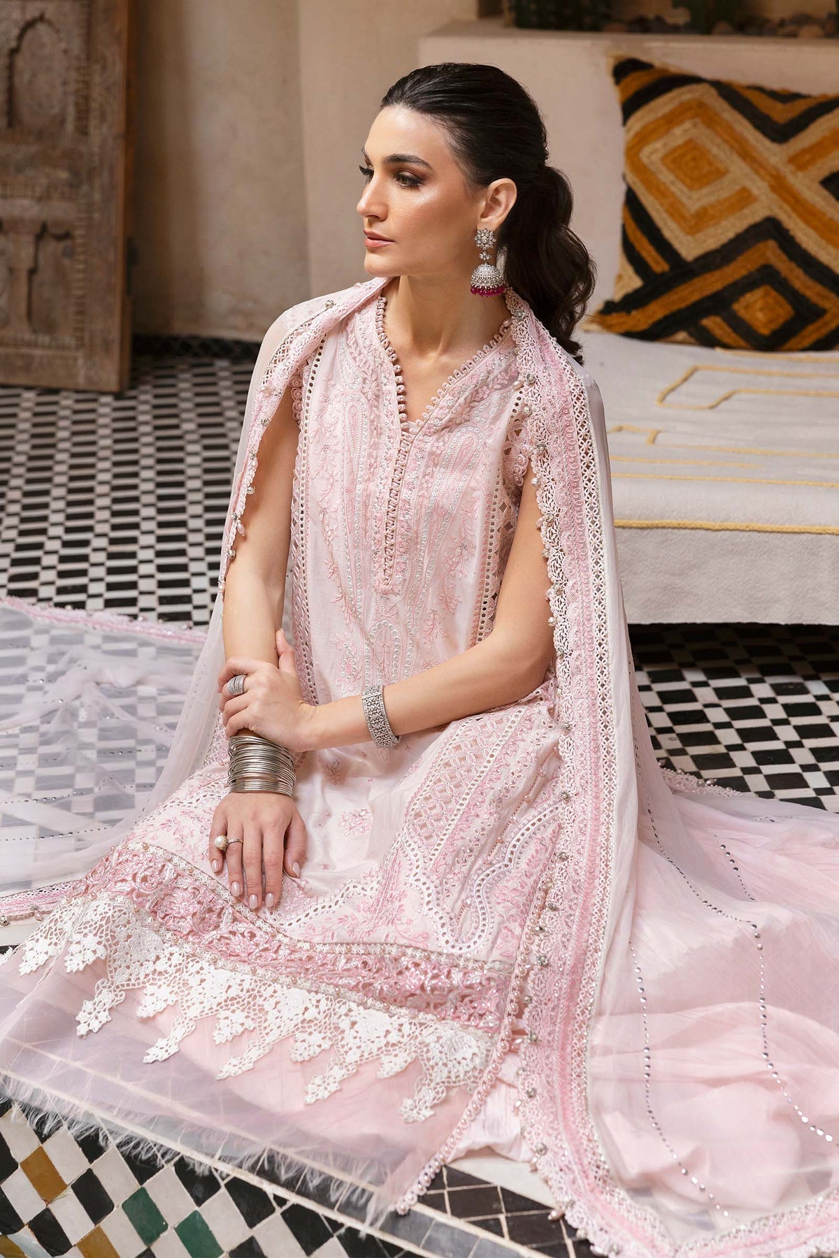 Maria B | Luxury Lawn 25 | D-2511-A - Official Maria B stockist in UK - Sakeena London