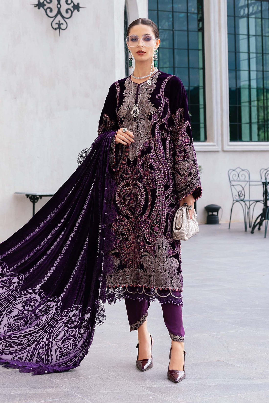 Maria B | Winter Luxe 25 | WL-1311 - Official Maria B stockist in UK - Sakeena London