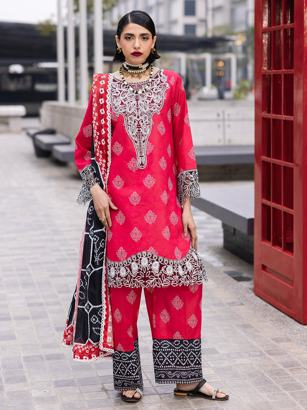 Mahnur | Broadway Luxury Lawn 25 | Azelea - Official Mahnur stockist in UK - Sakeena London