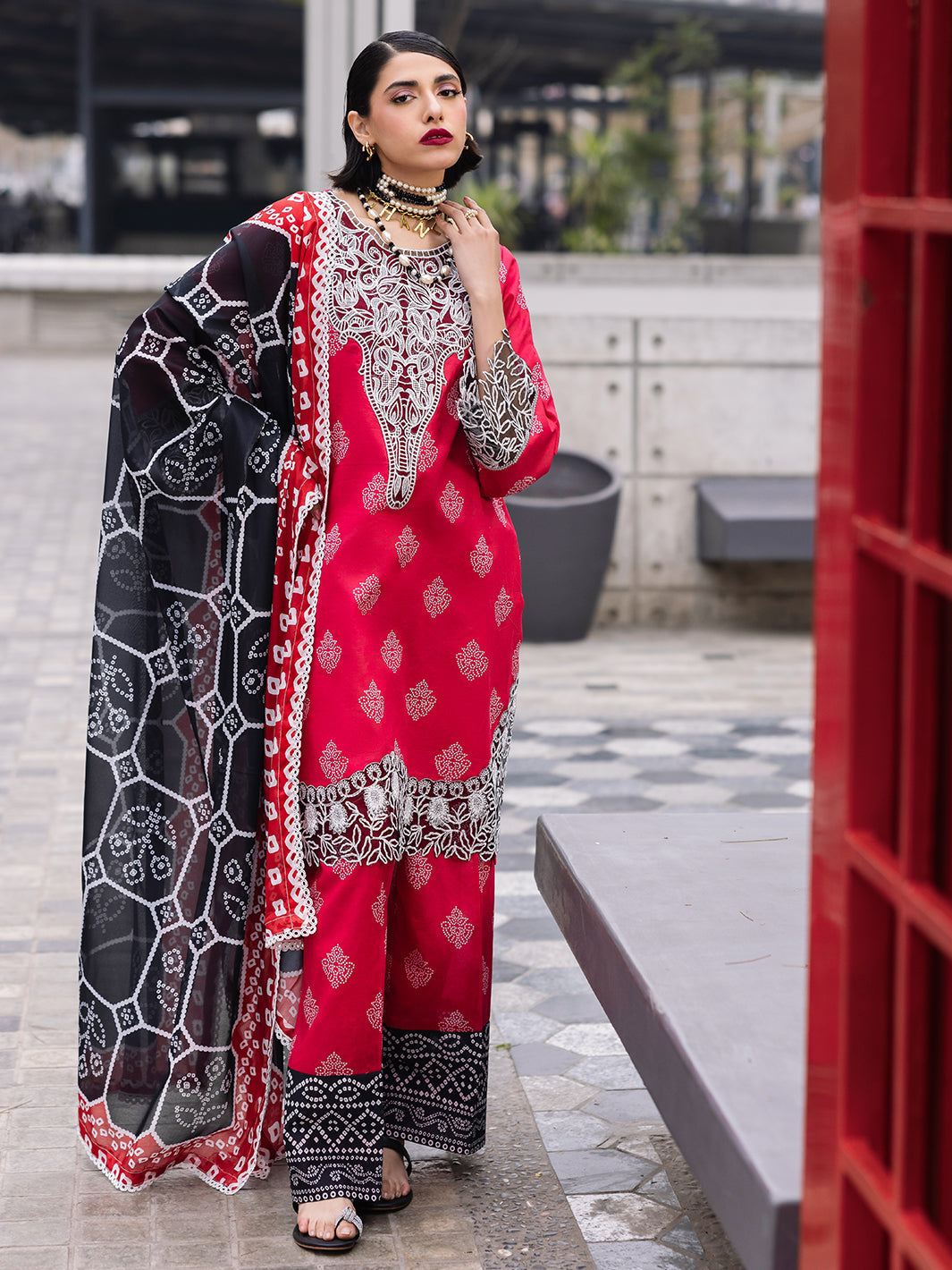 Mahnur | Broadway Luxury Lawn 25 | Azelea - Official Mahnur stockist in UK - Sakeena London