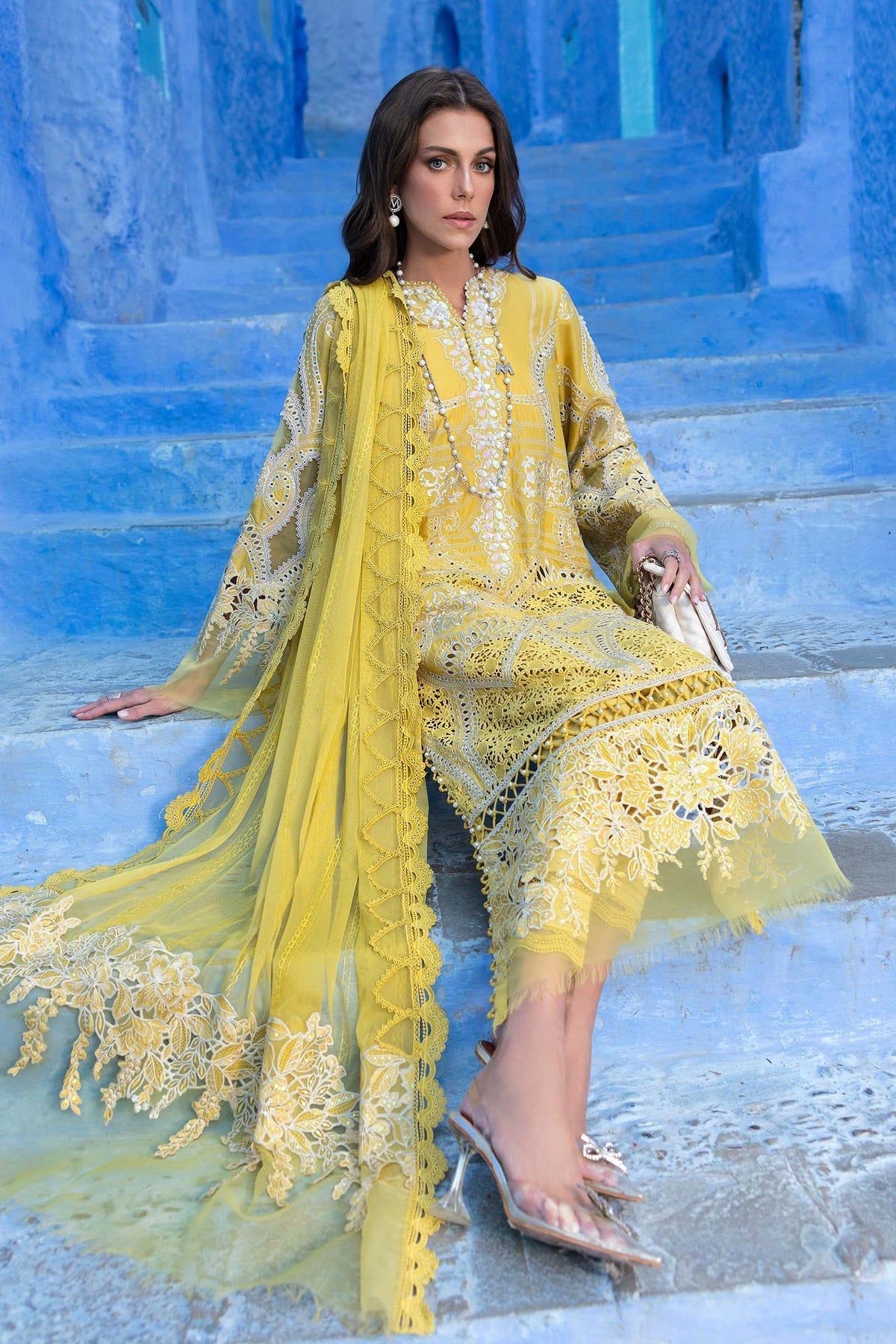 Maria B | Luxury Lawn 25 | D-2512-A - Official Maria B stockist in UK - Sakeena London