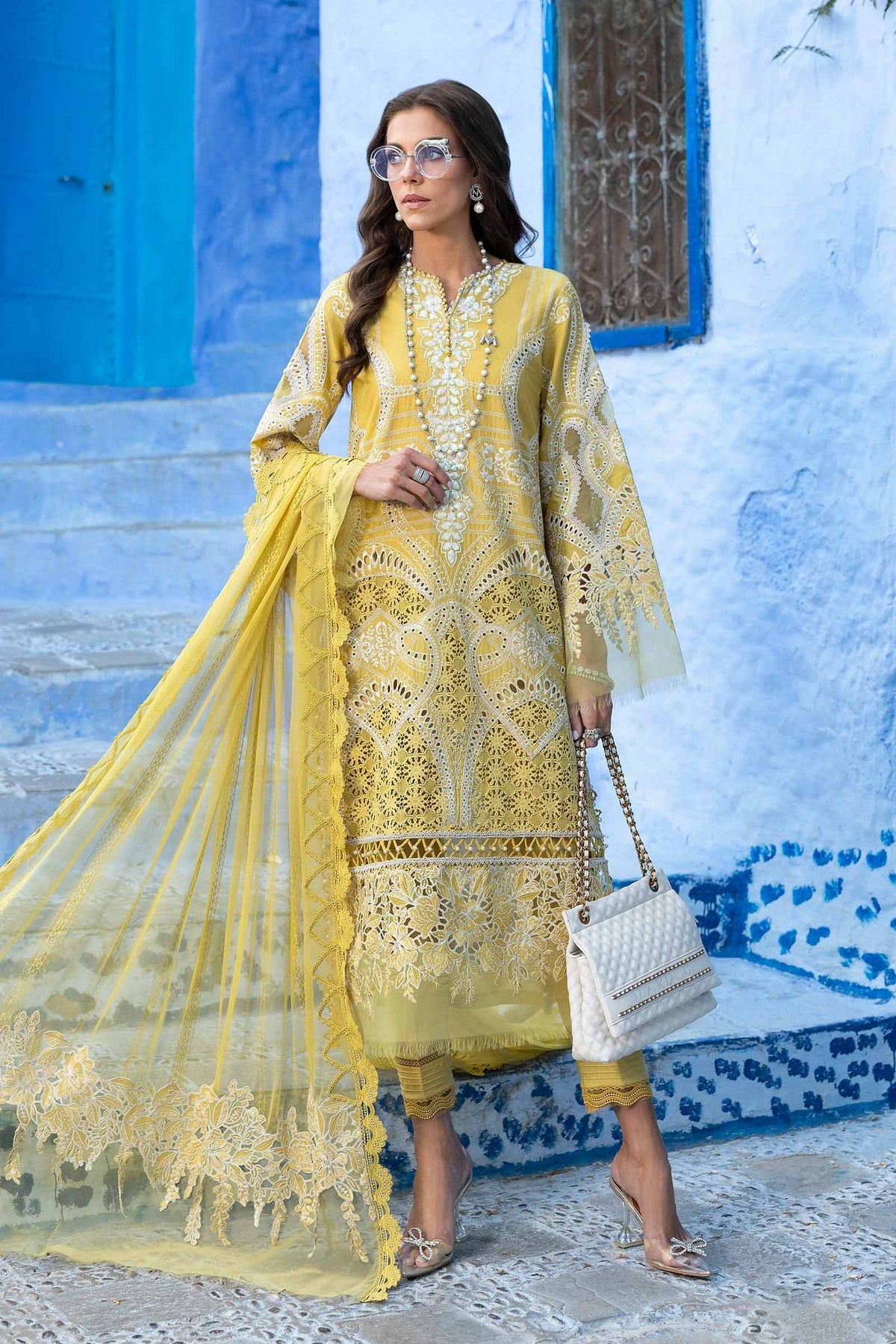 Maria B | Luxury Lawn 25 | D-2512-A - Official Maria B stockist in UK - Sakeena London